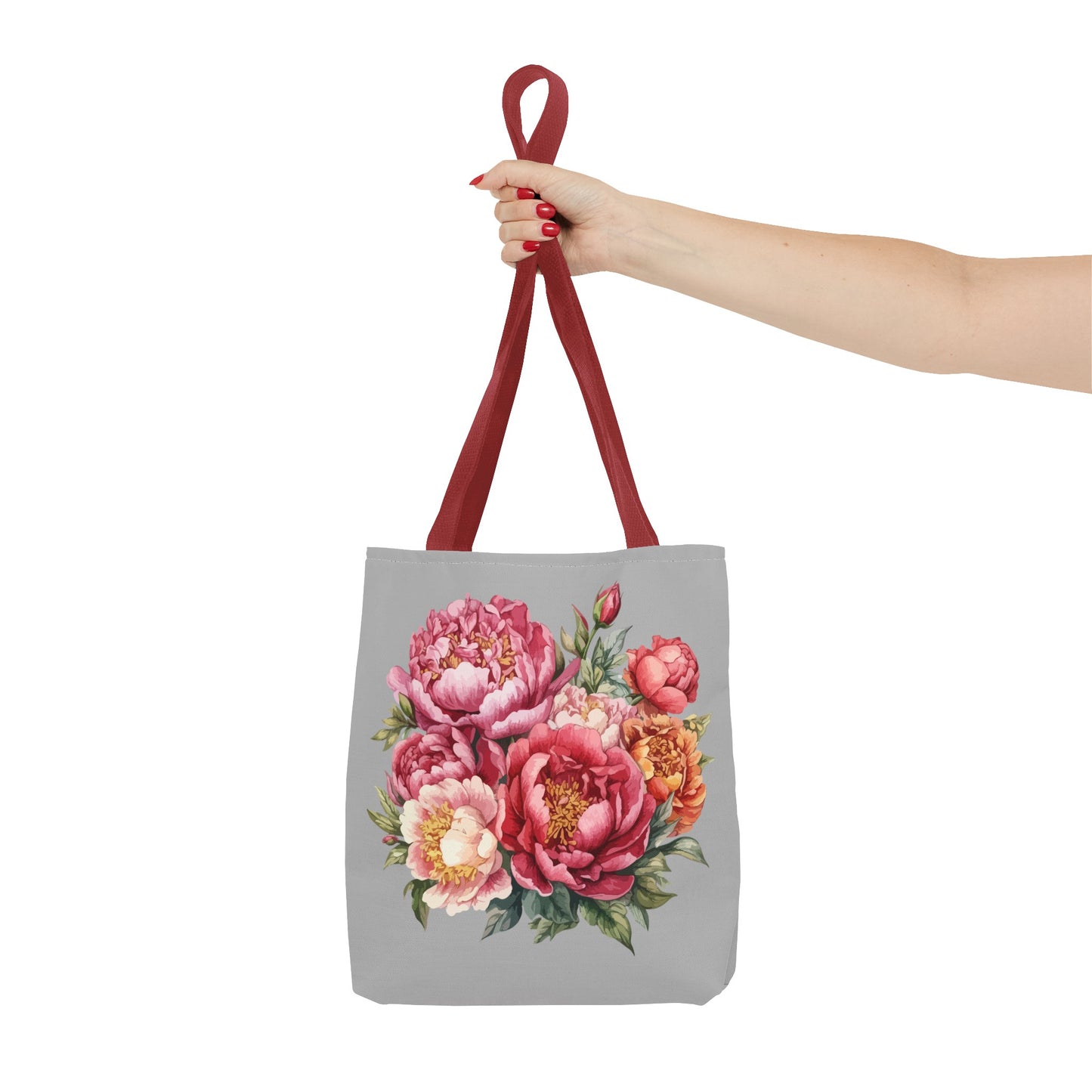 November Birth Flower (Peony) Fashion Tote Bag