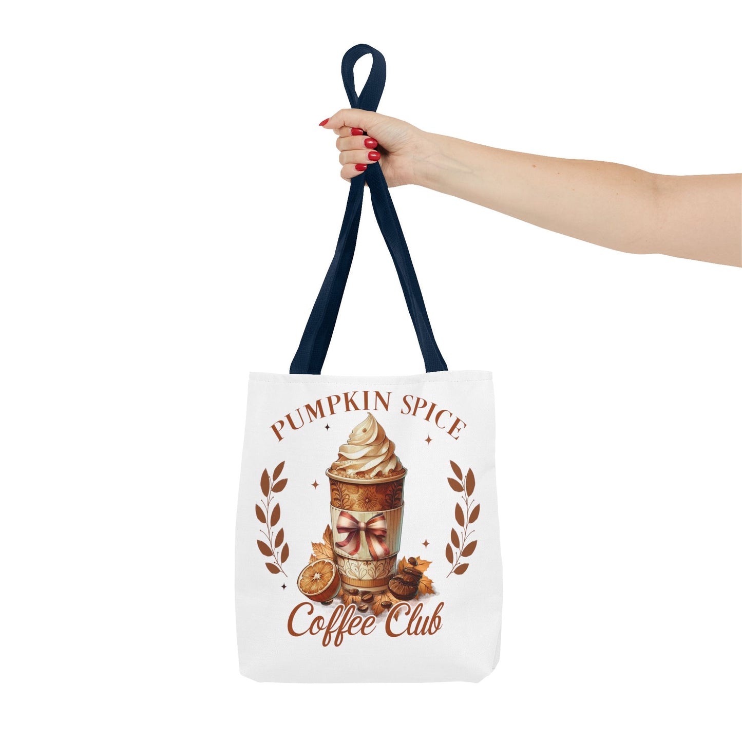 Pumpkin Spice Coffee Club Fashion Tote Bag