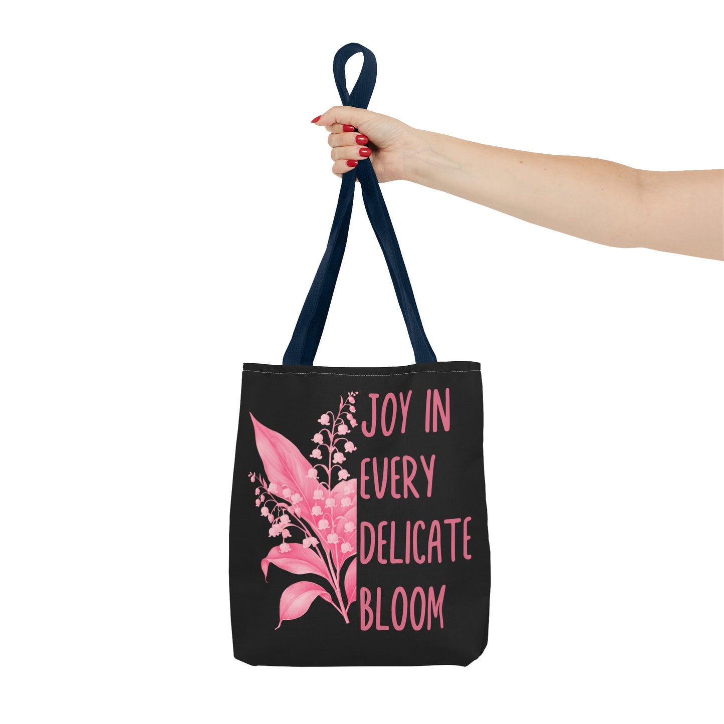 May Inspirational Birth Flower (Lily) Fashion Tote Bag
