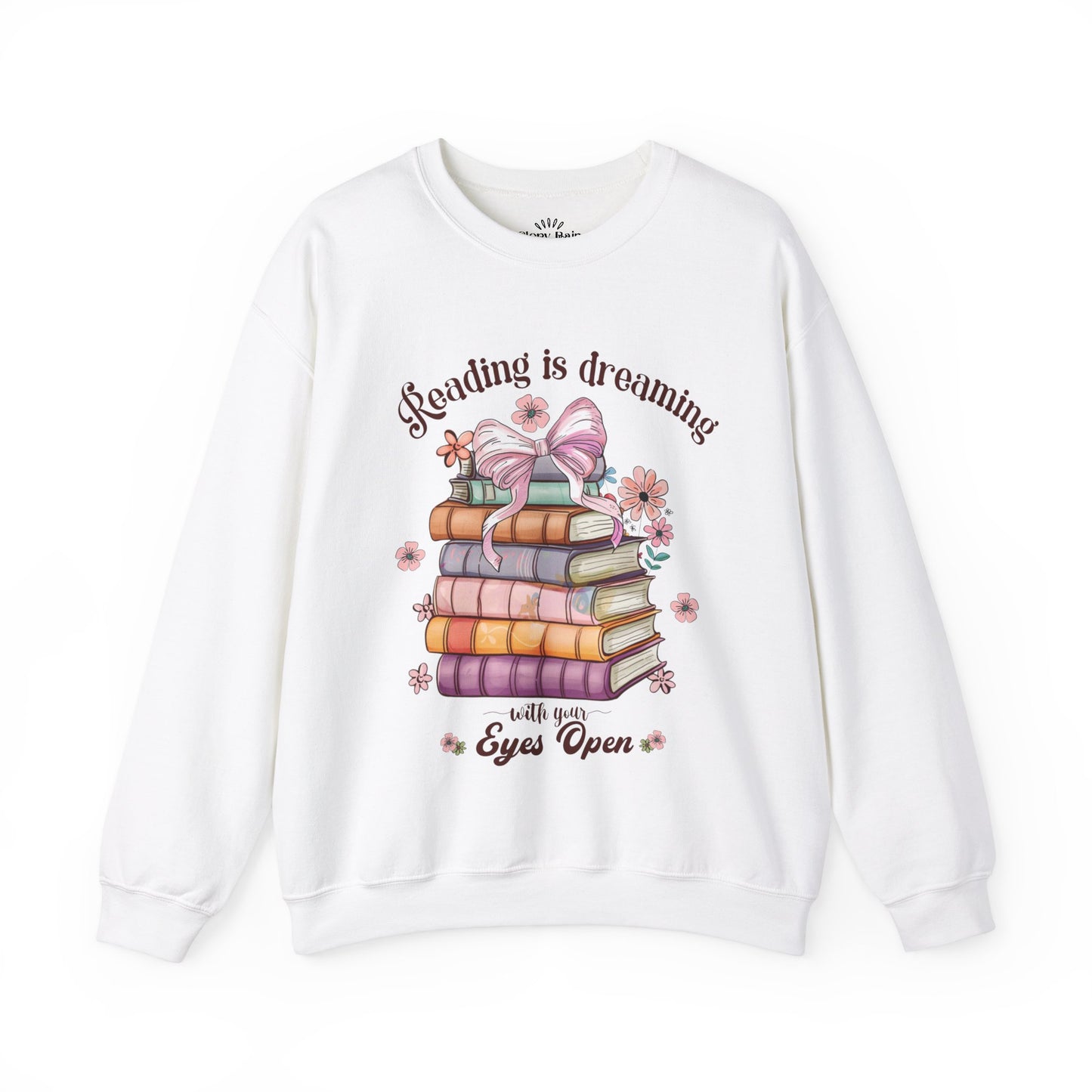 Reading is Dreaming With Your Eyes Open: Unisex Heavy Blend™ Crewneck Sweatshirt