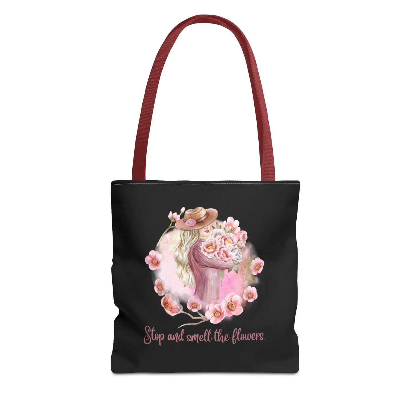 Stop and Smell the Flowers Fashion Tote Bag