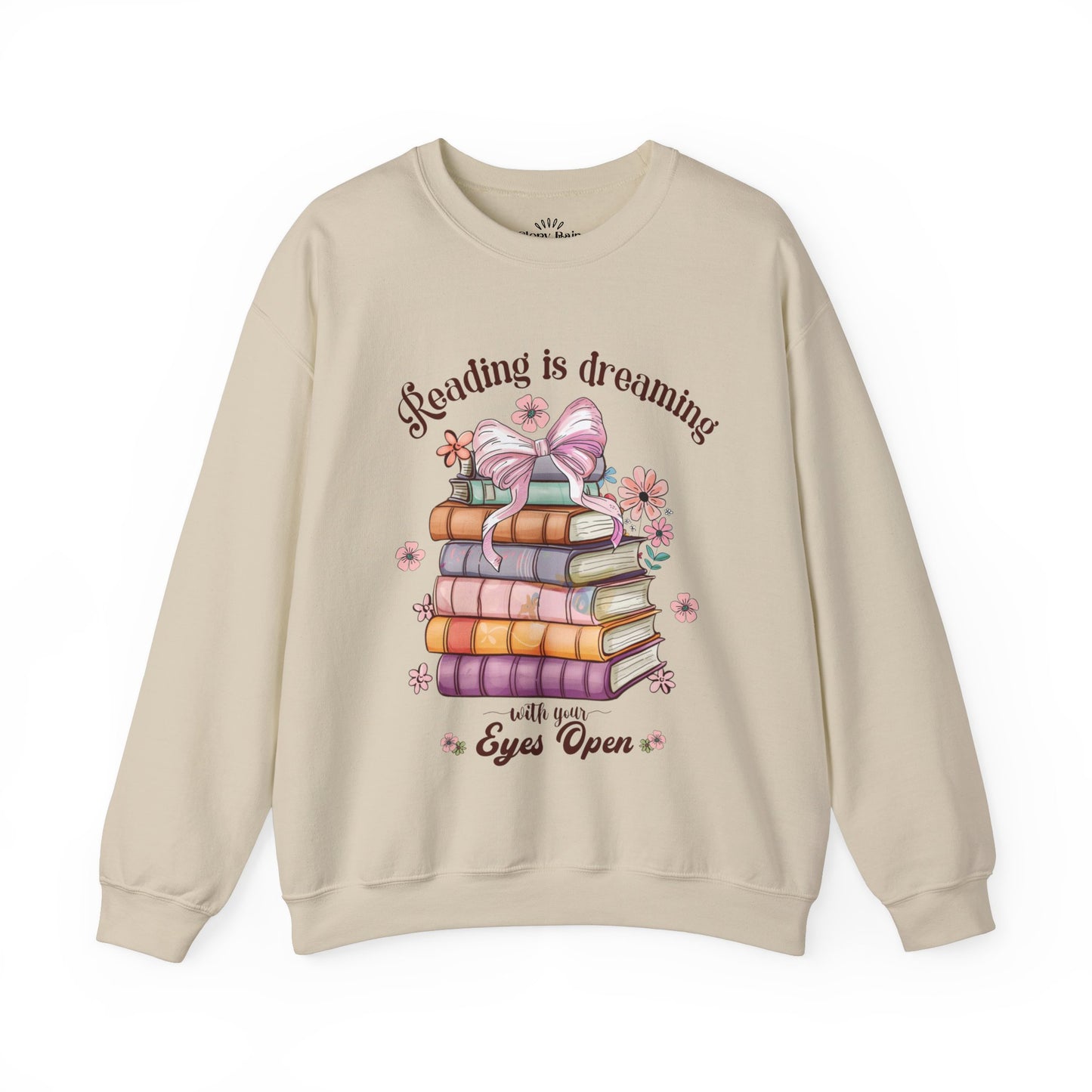Reading is Dreaming With Your Eyes Open: Unisex Heavy Blend™ Crewneck Sweatshirt