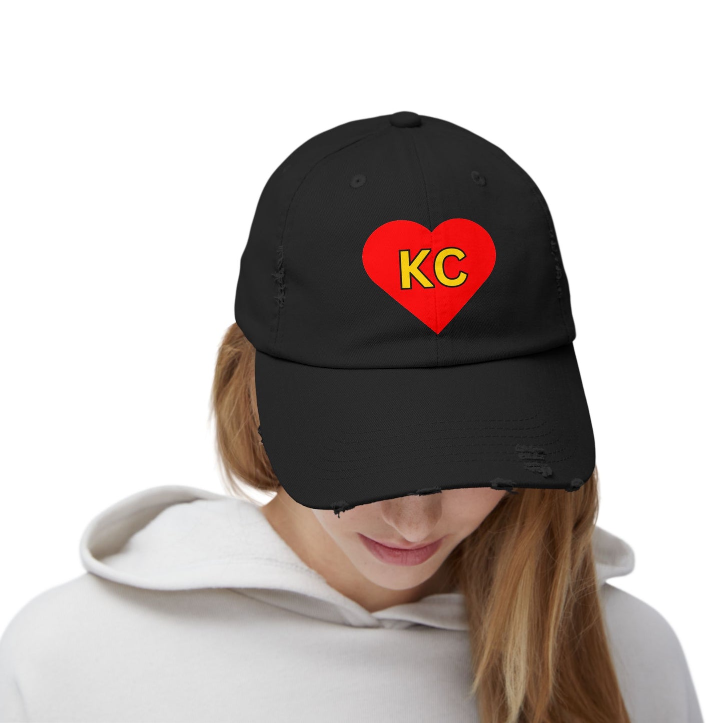 Love KC Distressed Cap