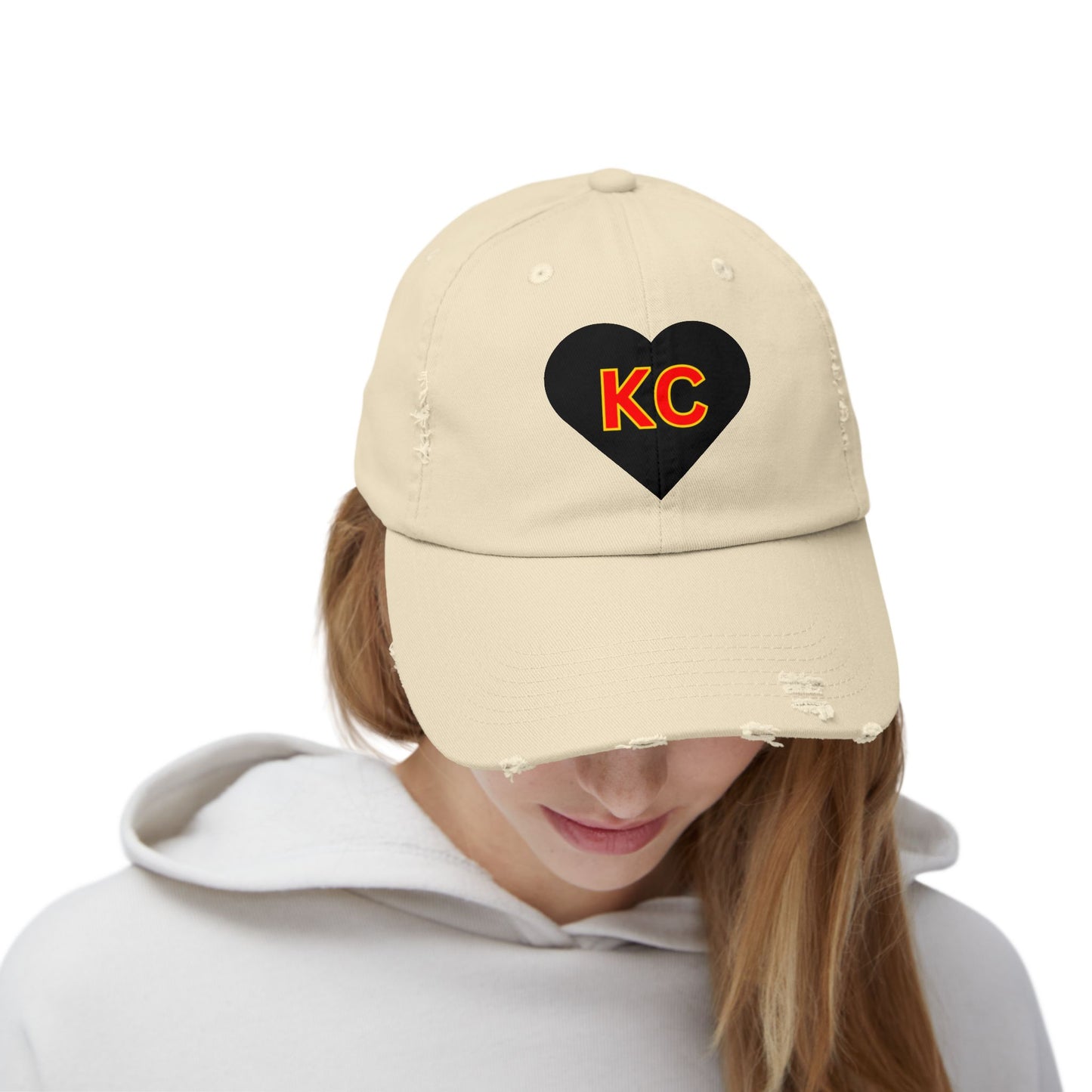 Love KC Distressed Cap
