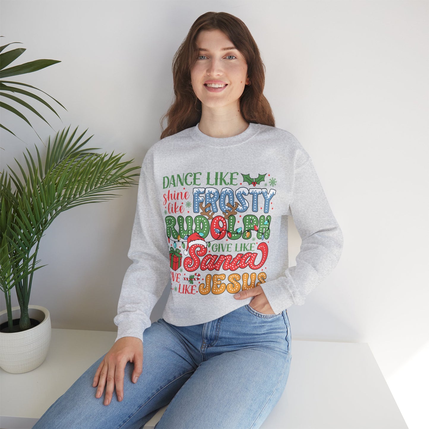 Love Like Jesus: Unisex Heavy Blend™ Crewneck Sweatshirt