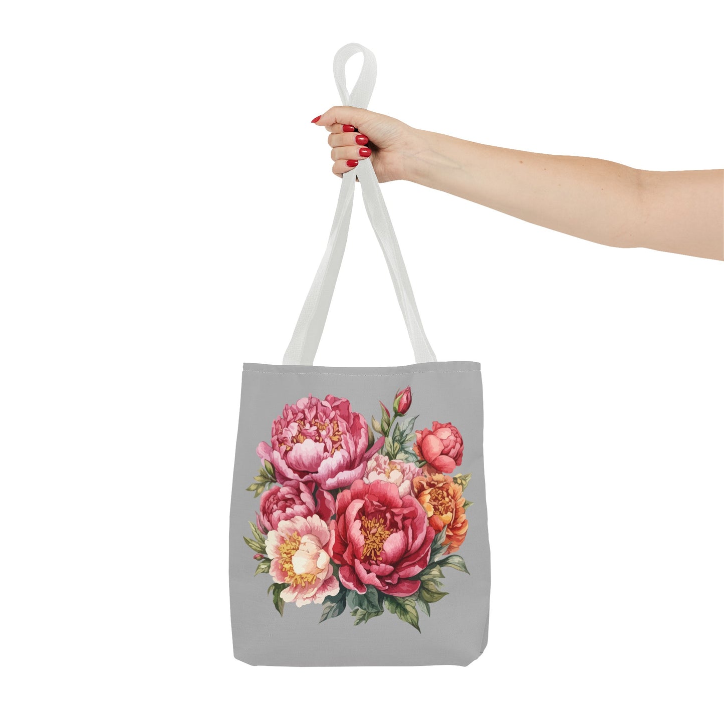 November Birth Flower (Peony) Fashion Tote Bag
