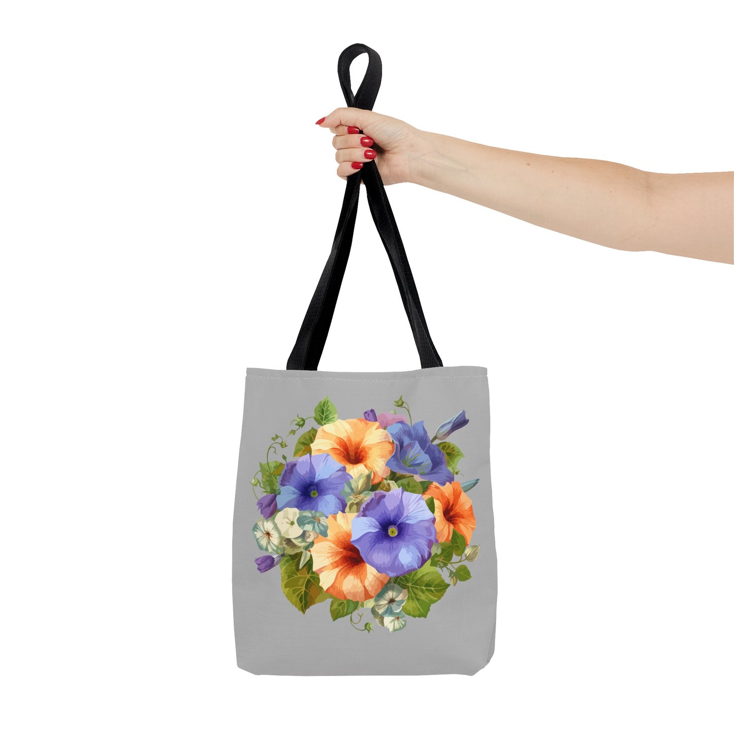 September Birth Flower (Morning Glory) Fashion Tote Bag