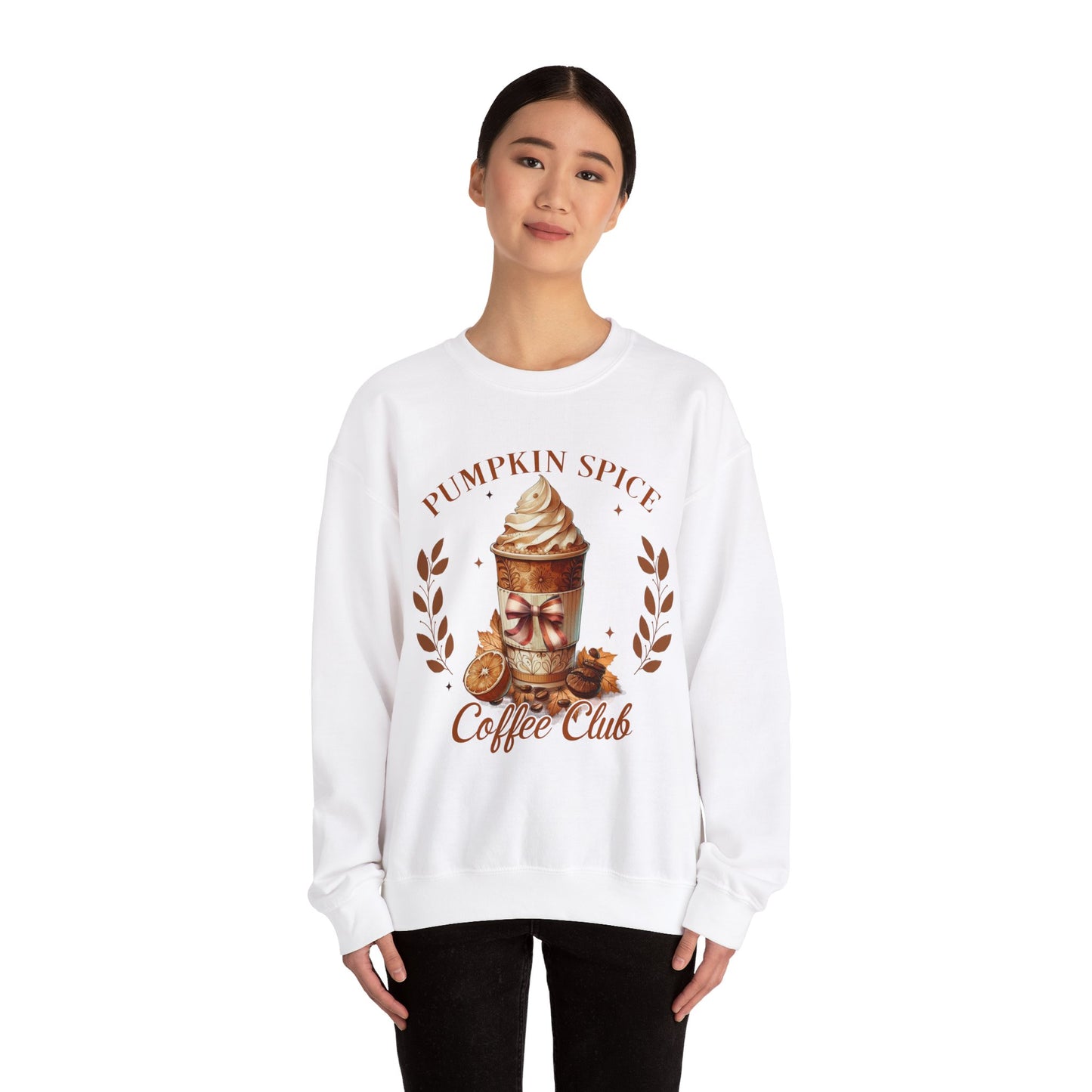 Pumpkin Spice Coffee Club: Unisex Heavy Blend™ Crewneck Sweatshirt