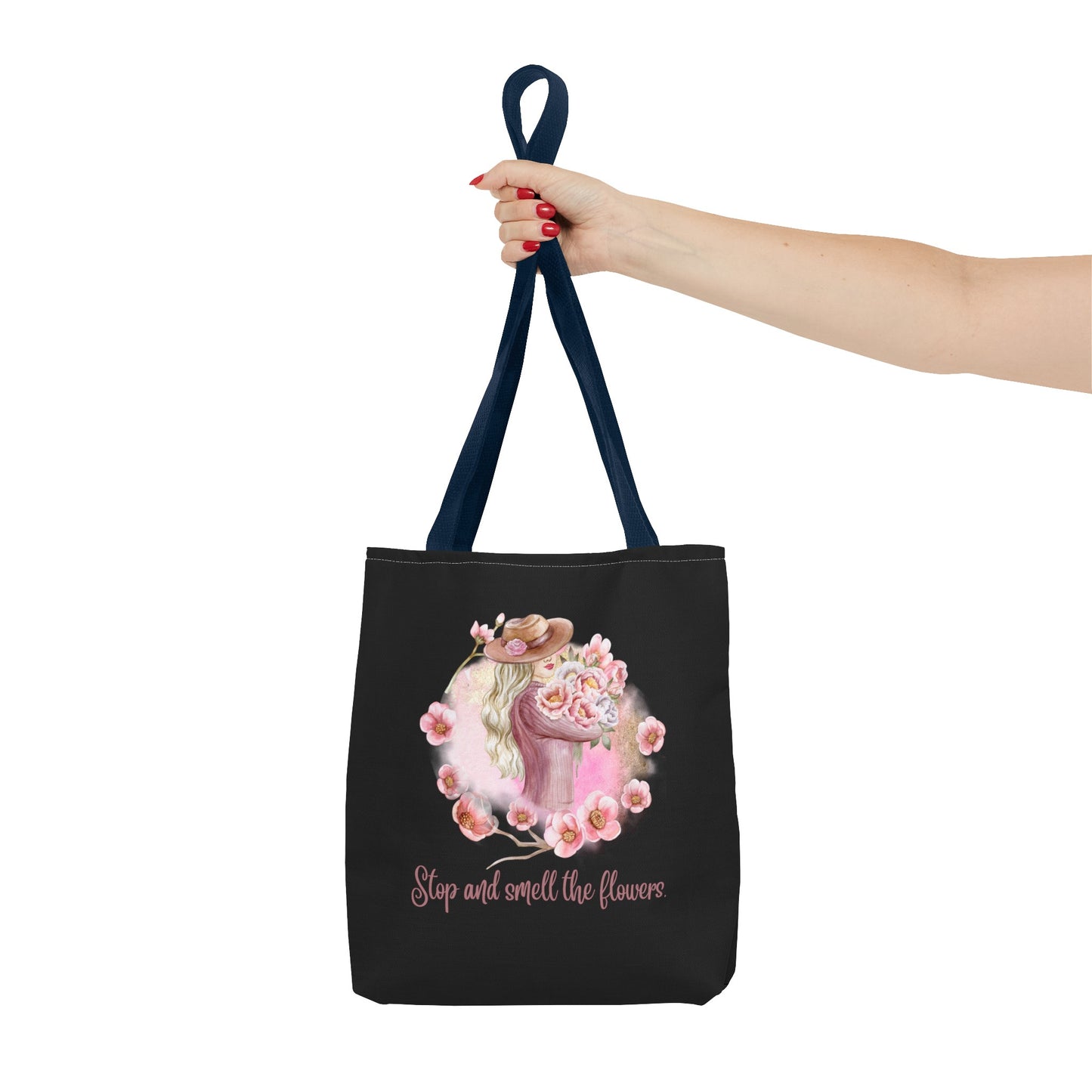 Stop and Smell the Flowers Fashion Tote Bag
