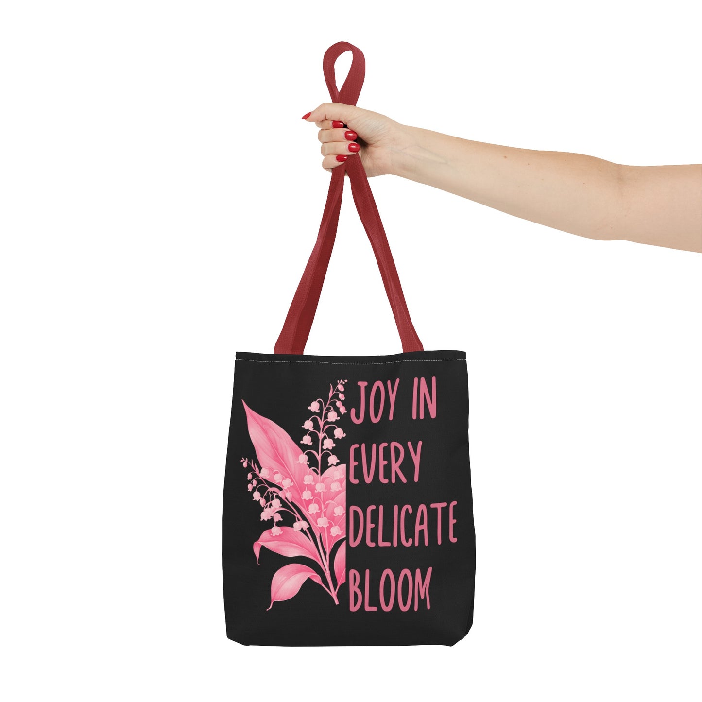 May Inspirational Birth Flower (Lily) Fashion Tote Bag