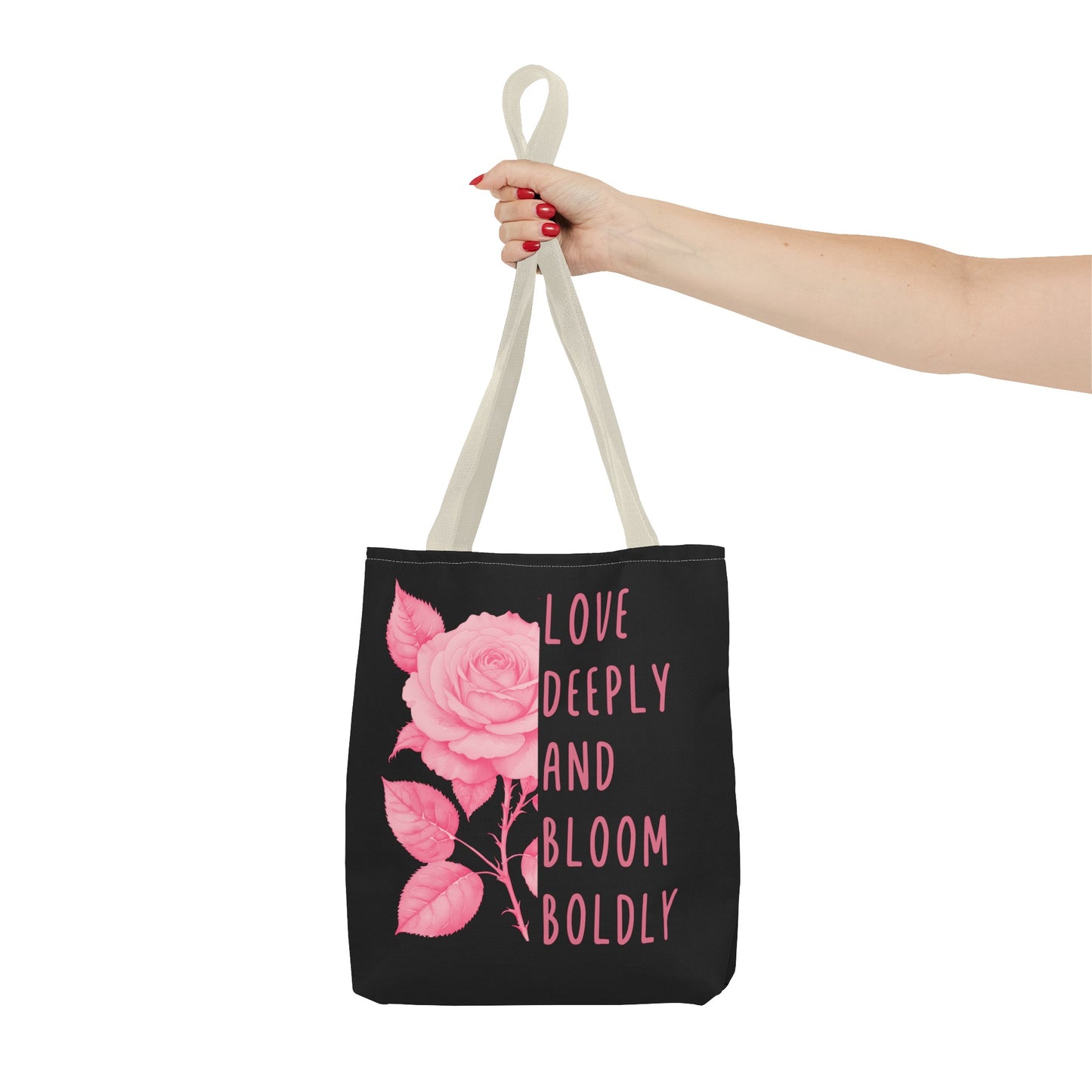 June Inspirational Birth Flower (Rose) Fashion Tote Bag