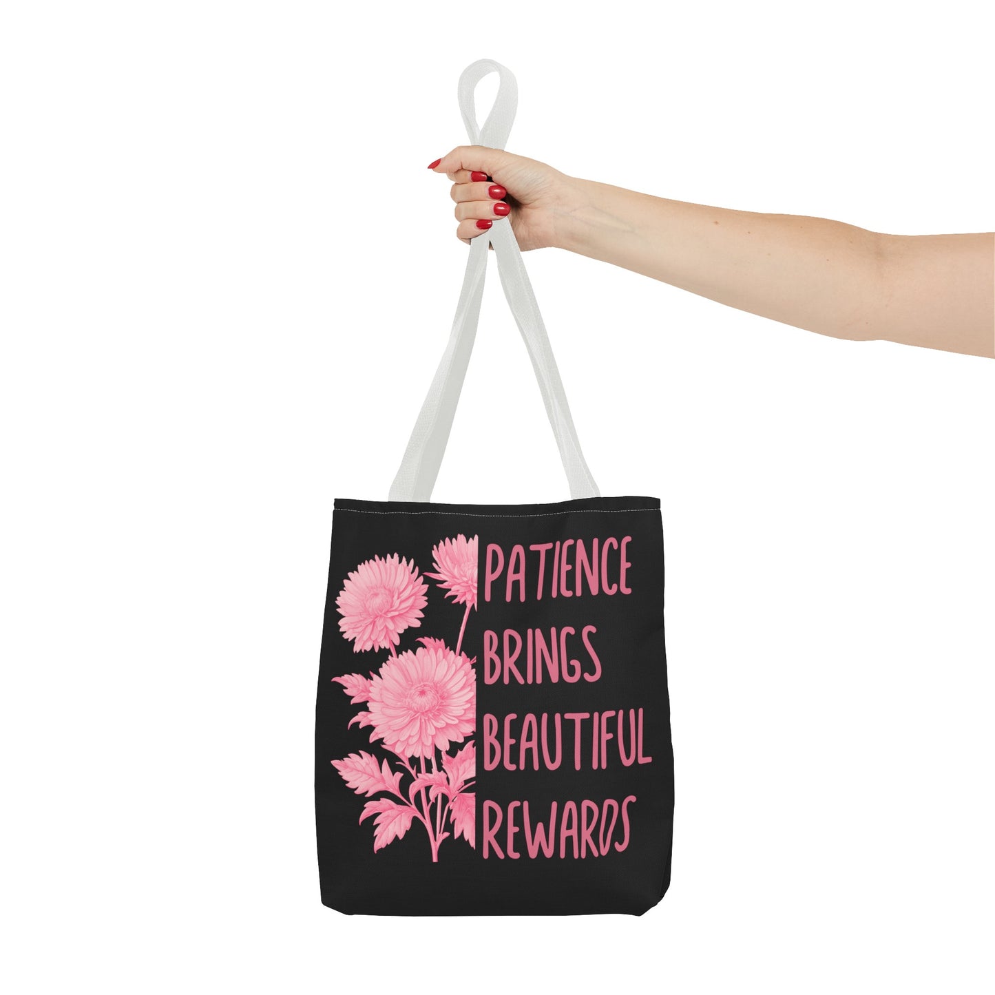 September Inspirational Birth Flower (Aster) Fashion Tote Bag