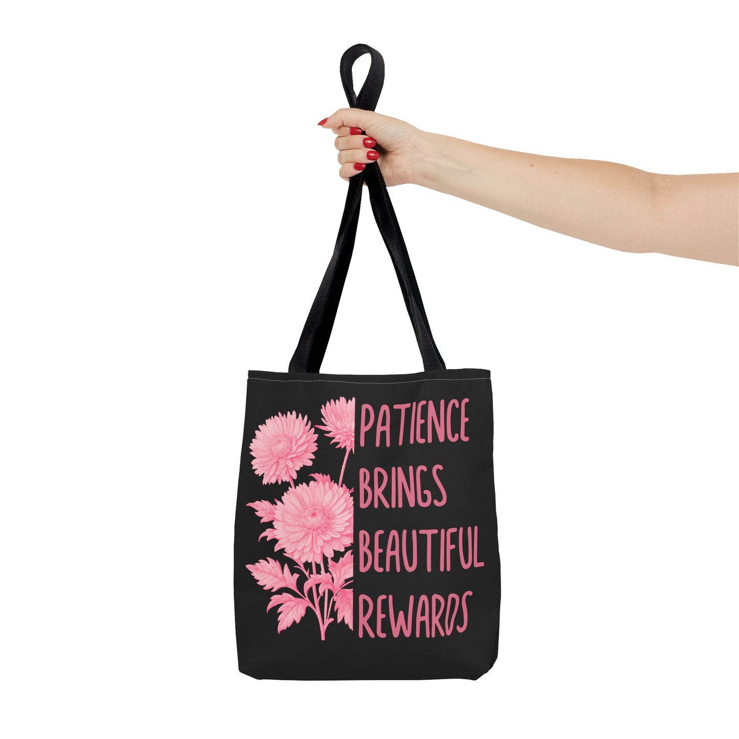 September Inspirational Birth Flower (Aster) Fashion Tote Bag