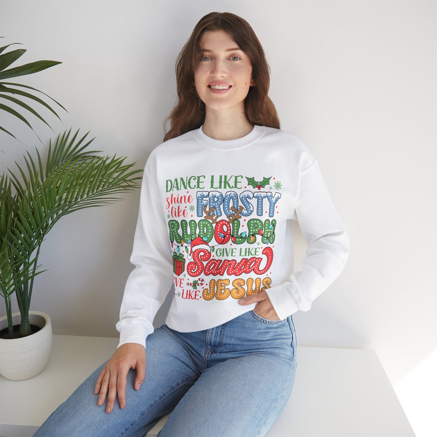Love Like Jesus: Unisex Heavy Blend™ Crewneck Sweatshirt