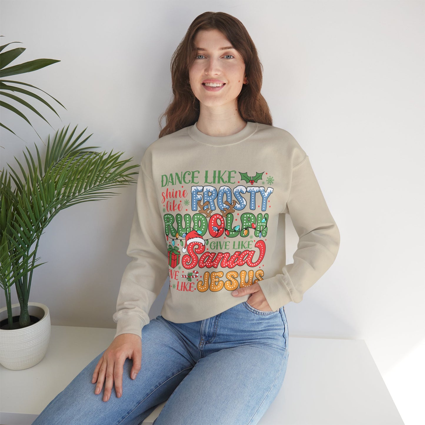 Love Like Jesus: Unisex Heavy Blend™ Crewneck Sweatshirt