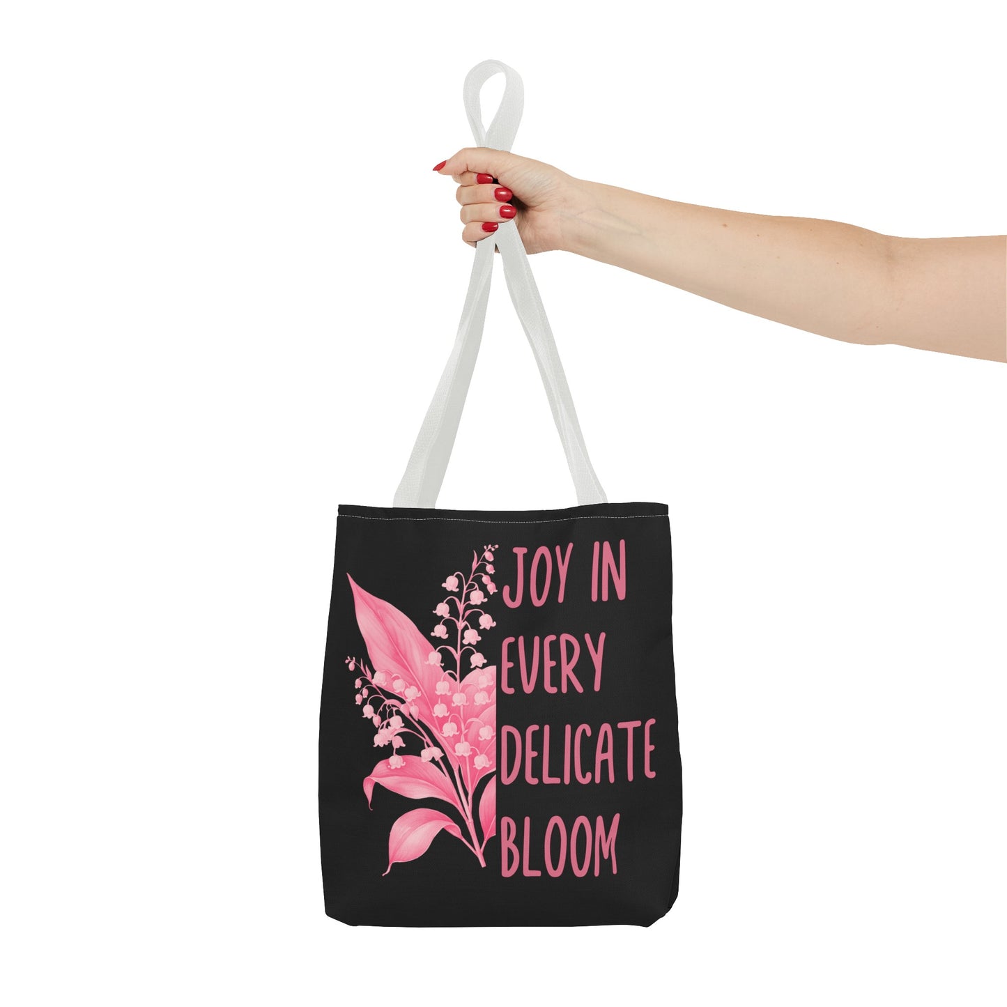 May Inspirational Birth Flower (Lily) Fashion Tote Bag