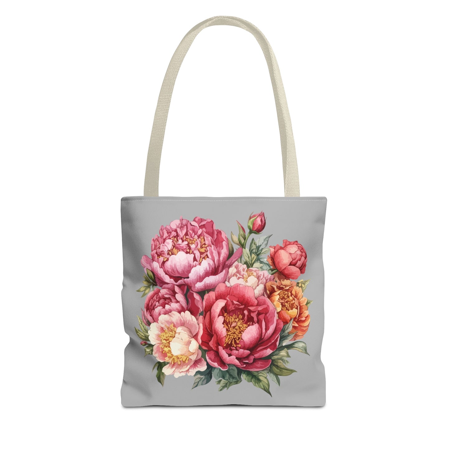 November Birth Flower (Peony) Fashion Tote Bag