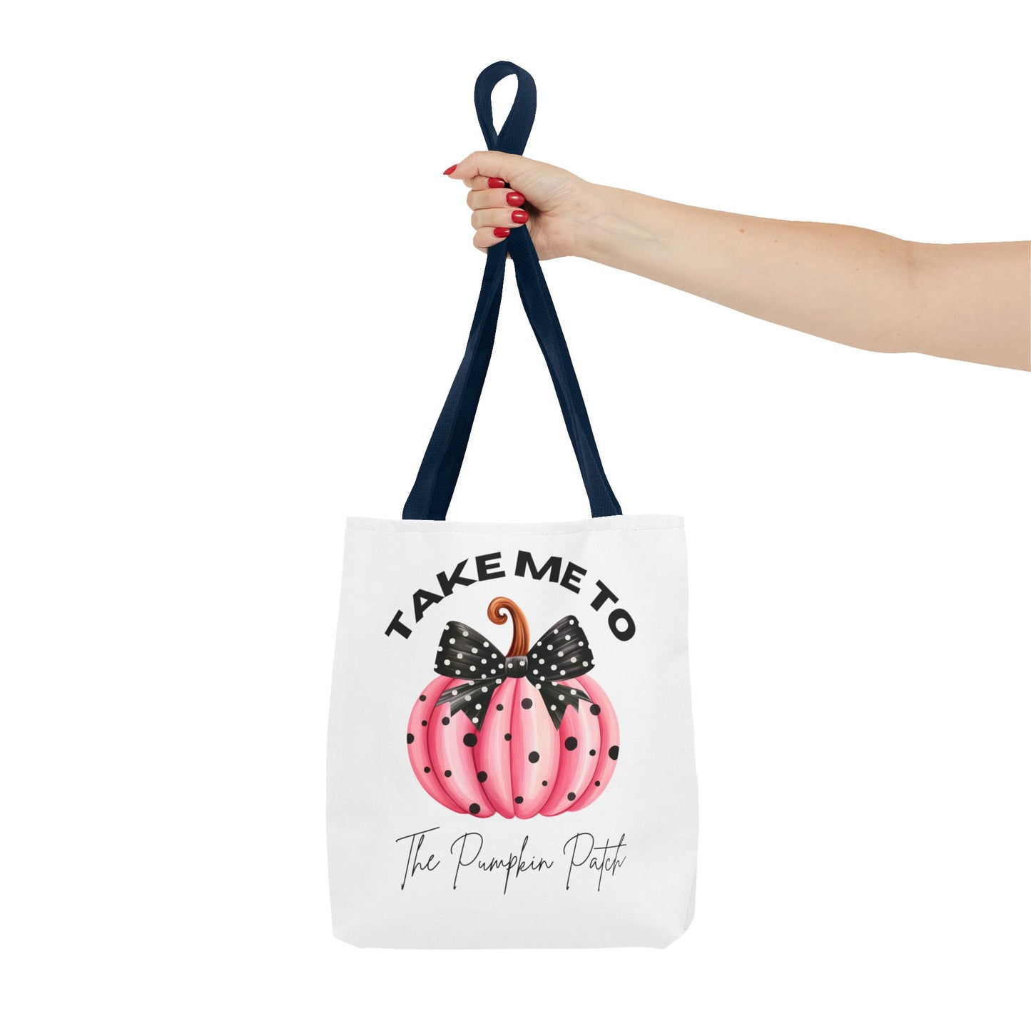 Take Me To The Pumpkin Patch (Pink) Fashion Tote Bag