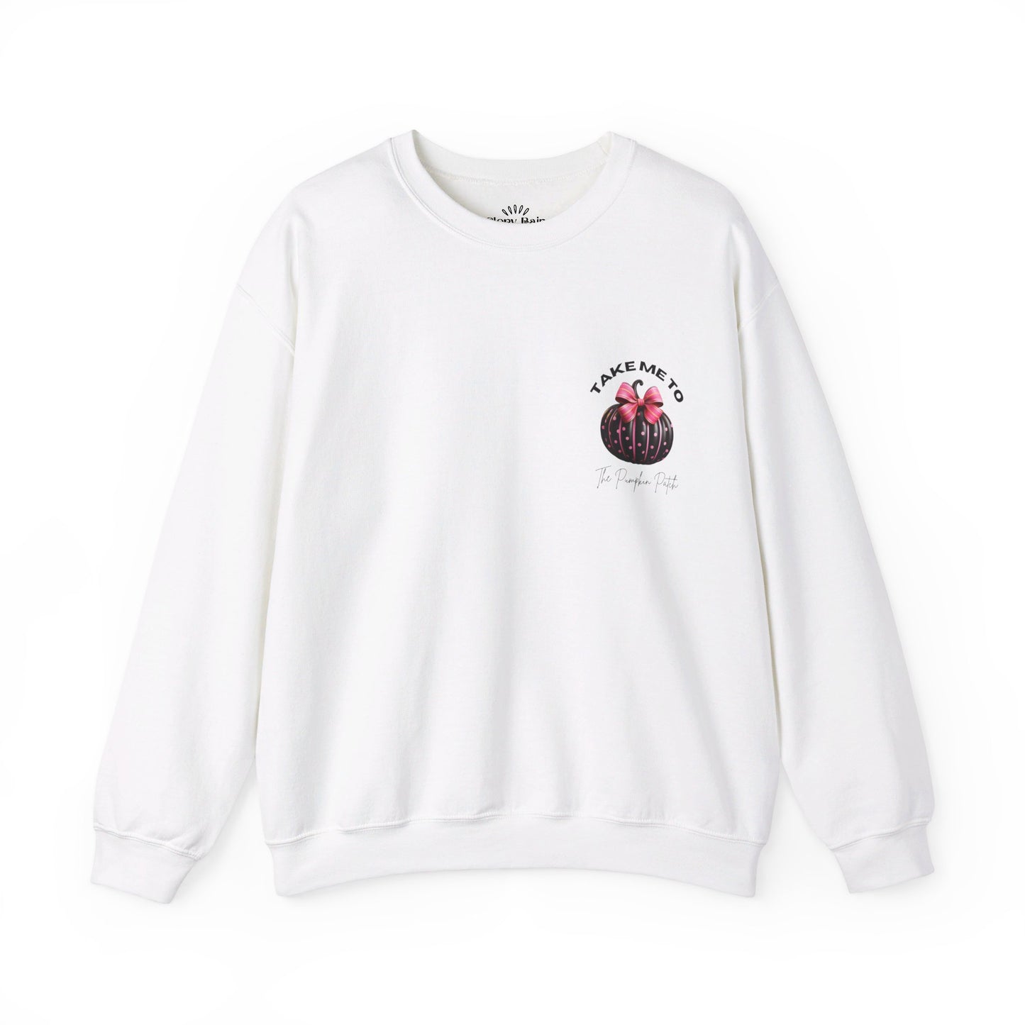 Take Me To The Pumpkin Patch (Black): Unisex Heavy Blend™ Crewneck Sweatshirt