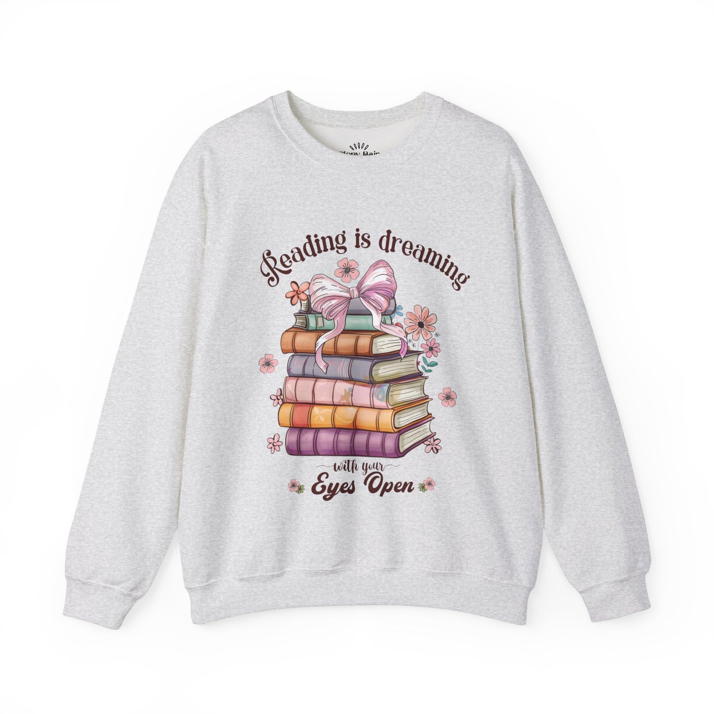 Reading is Dreaming With Your Eyes Open: Unisex Heavy Blend™ Crewneck Sweatshirt