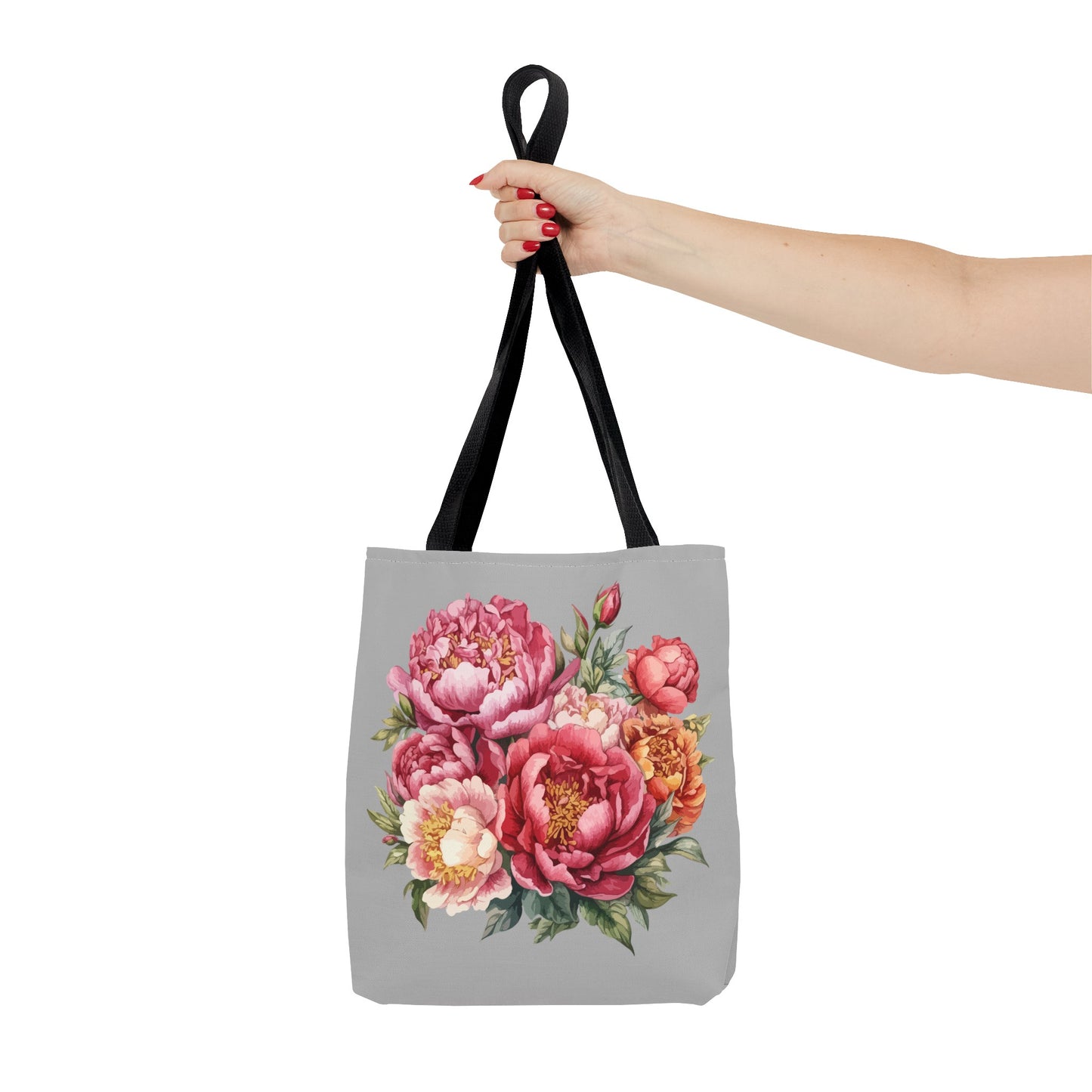 November Birth Flower (Peony) Fashion Tote Bag