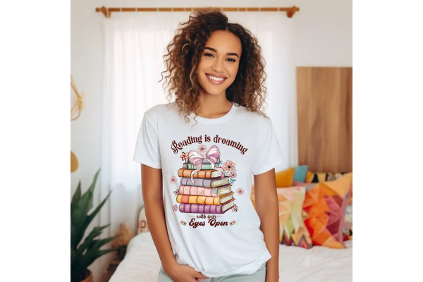 Reading is Dreaming With Your Eyes Open T-shirt