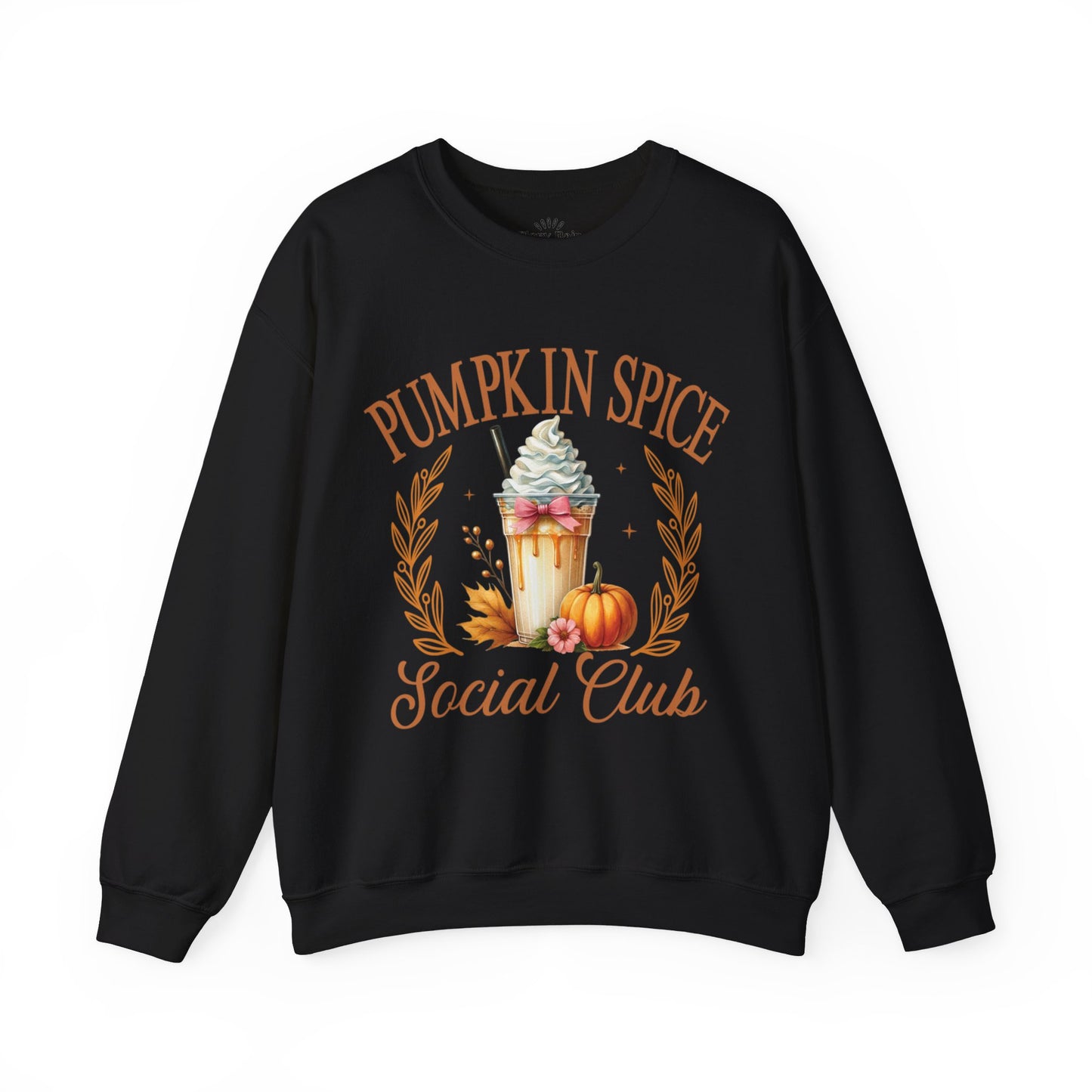 Pumpkin Spice Social Club: Unisex Heavy Blend™ Crewneck Sweatshirt