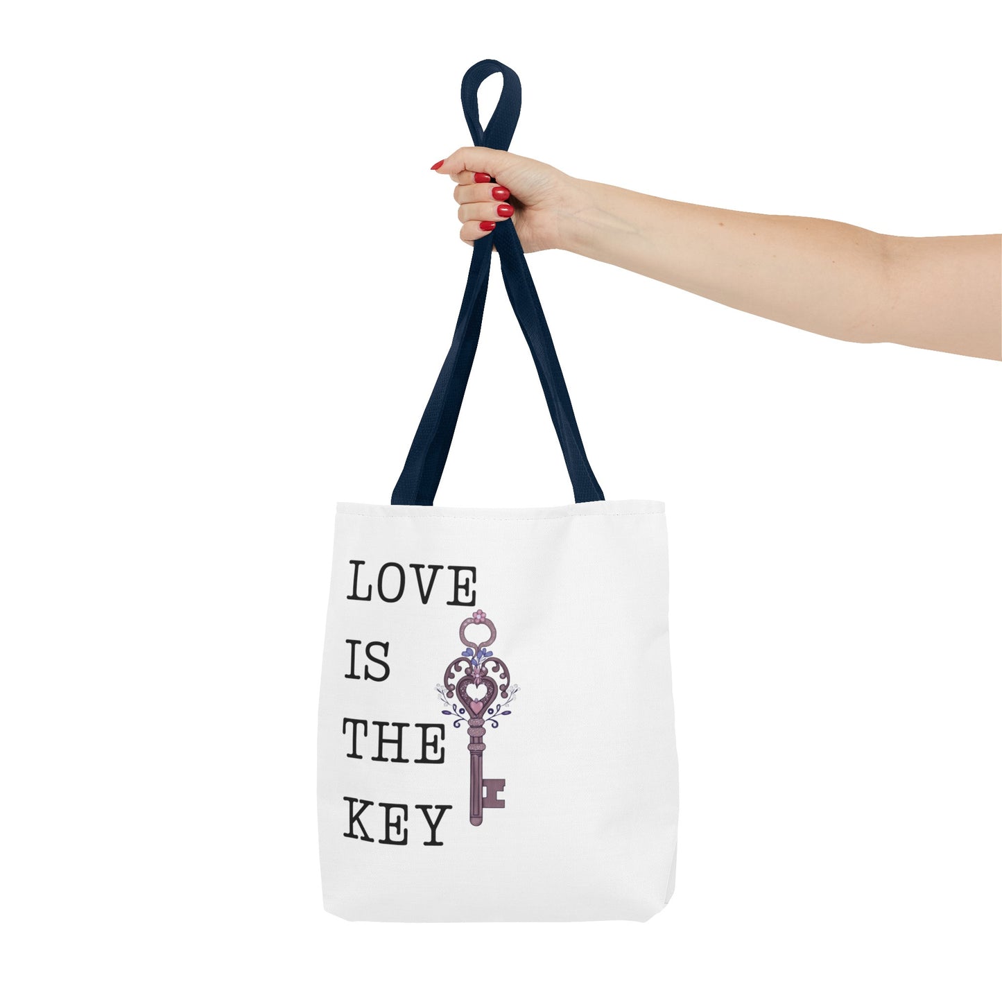 Love is the Key Fashion Tote Bag