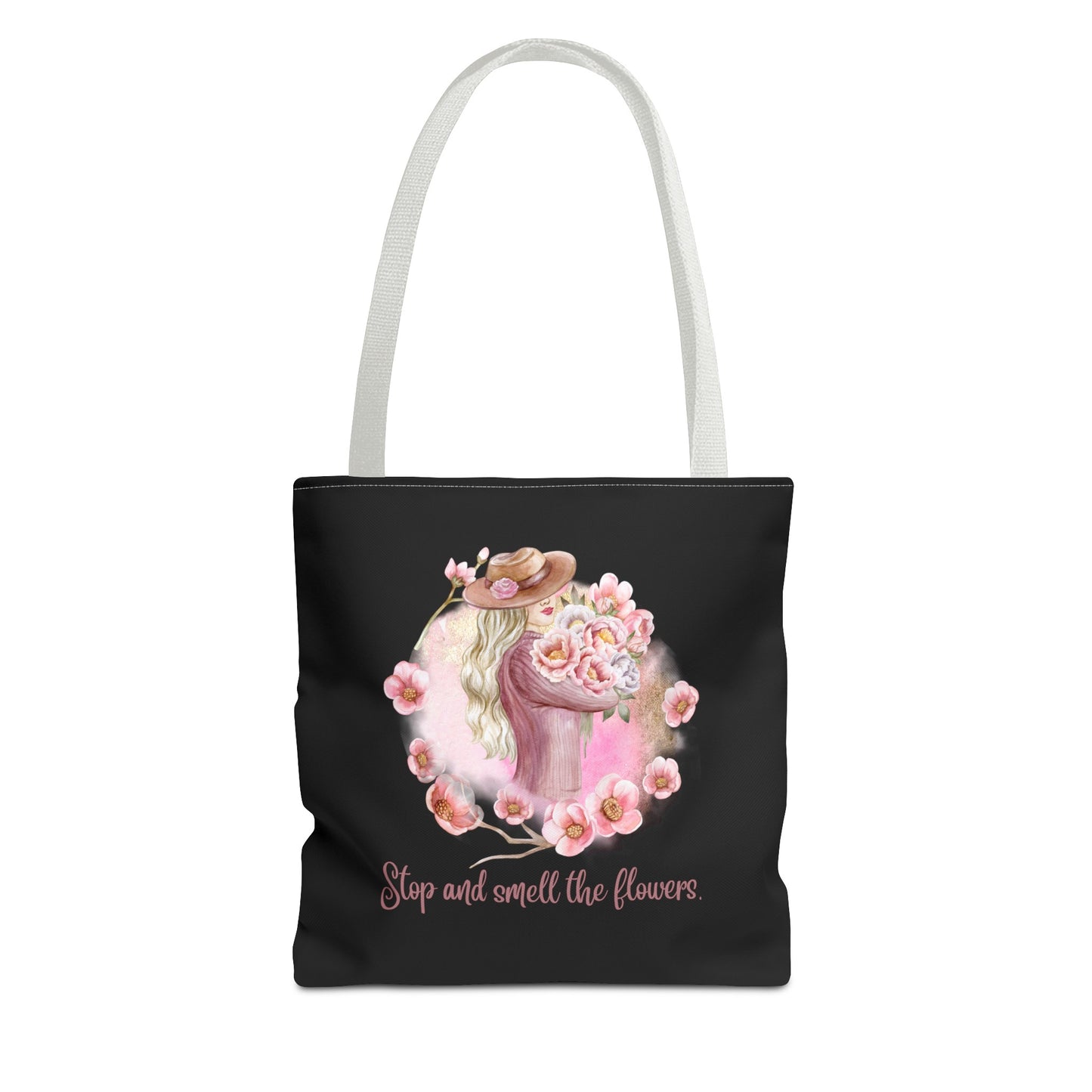 Stop and Smell the Flowers Fashion Tote Bag