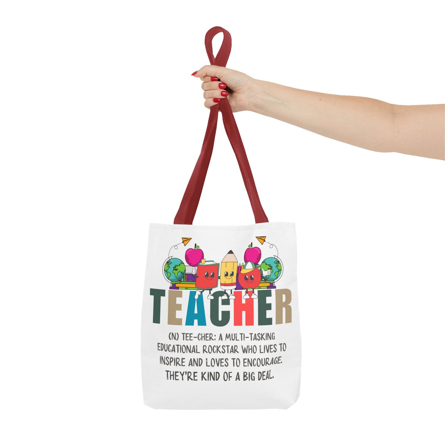 Definition of Teacher Fashion Tote Bag