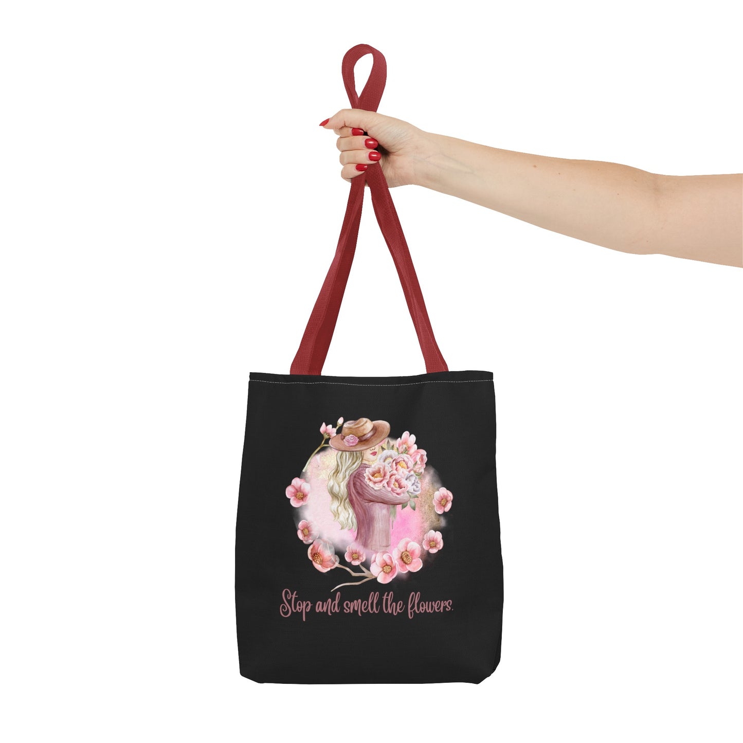 Stop and Smell the Flowers Fashion Tote Bag
