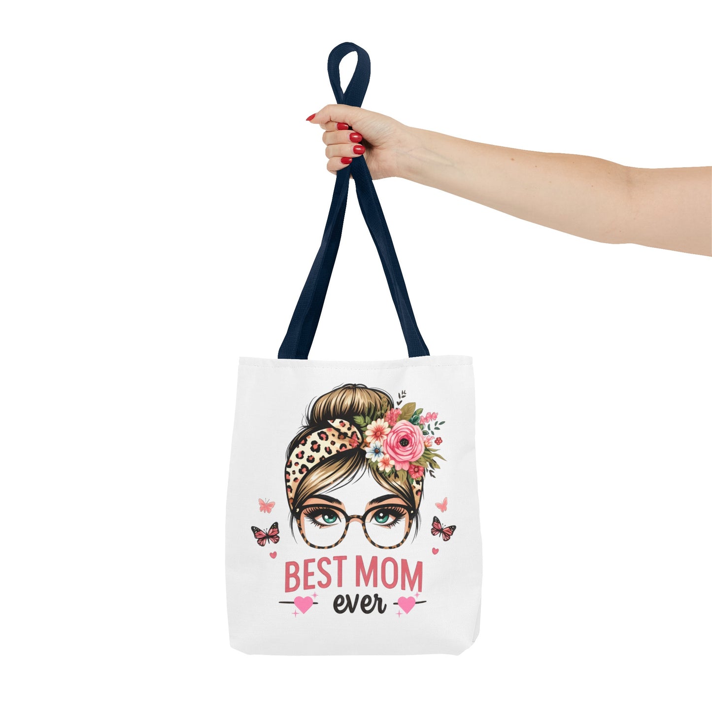 Best Mom Hair Bun Fashion Tote Bag