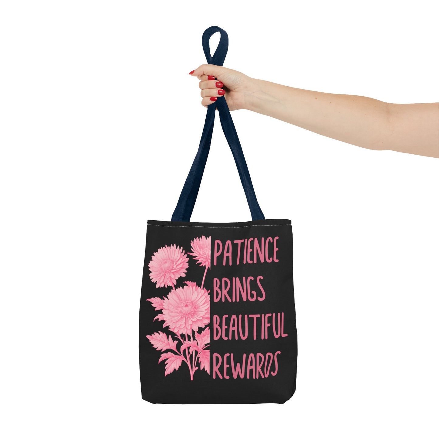 September Inspirational Birth Flower (Aster) Fashion Tote Bag