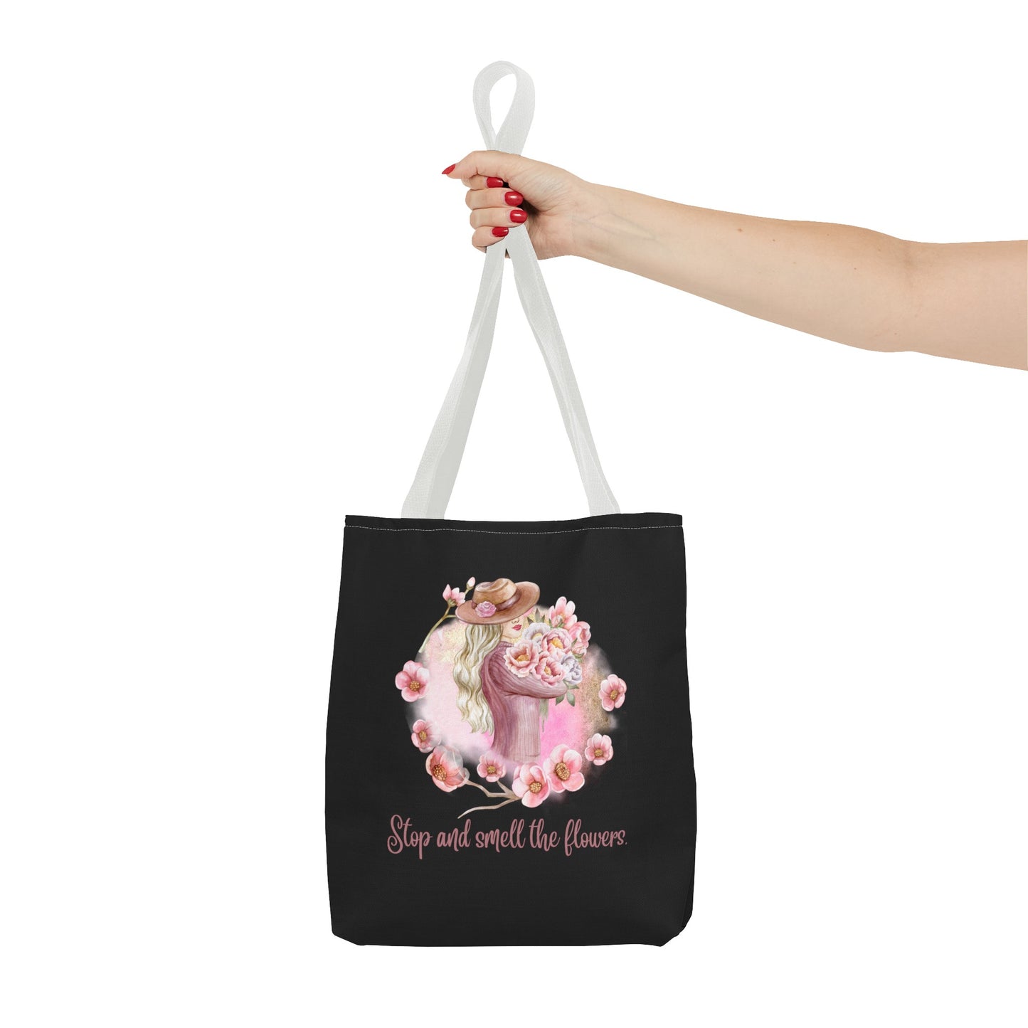 Stop and Smell the Flowers Fashion Tote Bag