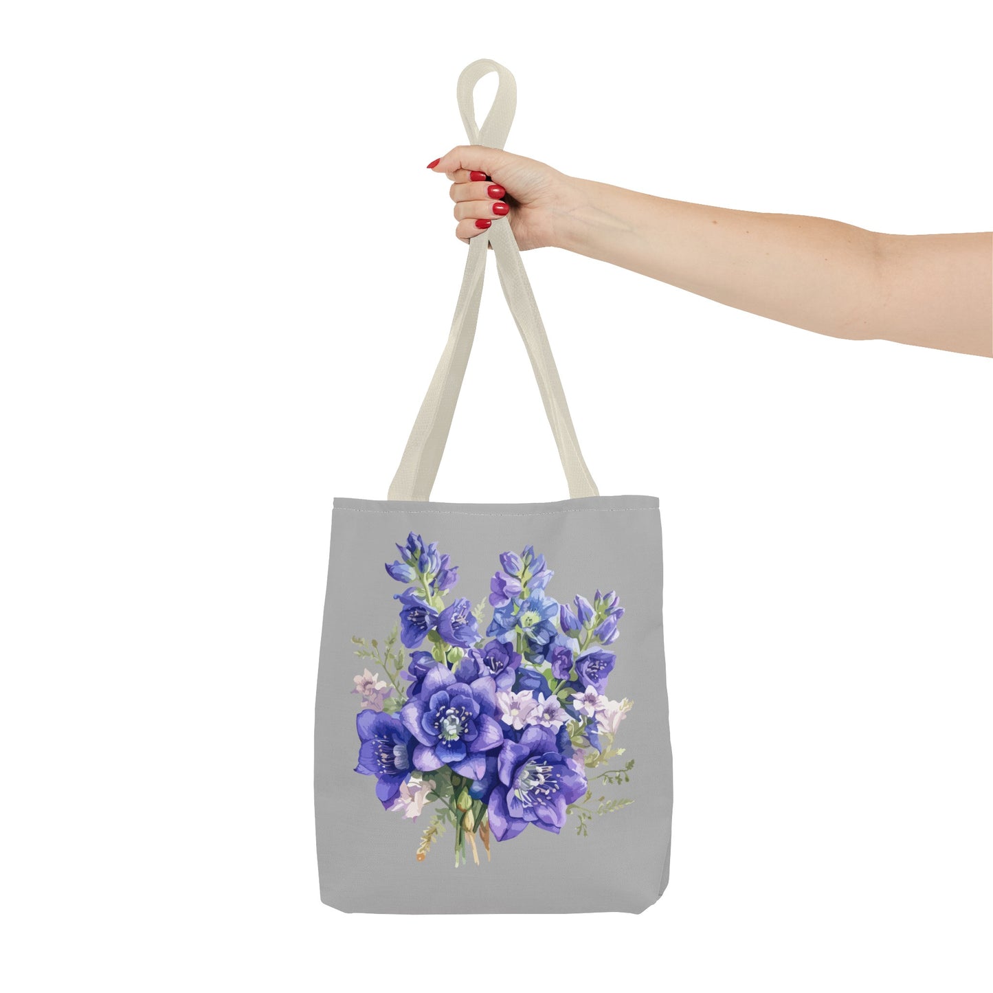 July Birth Flower (Larkspur) Fashion Tote Bag