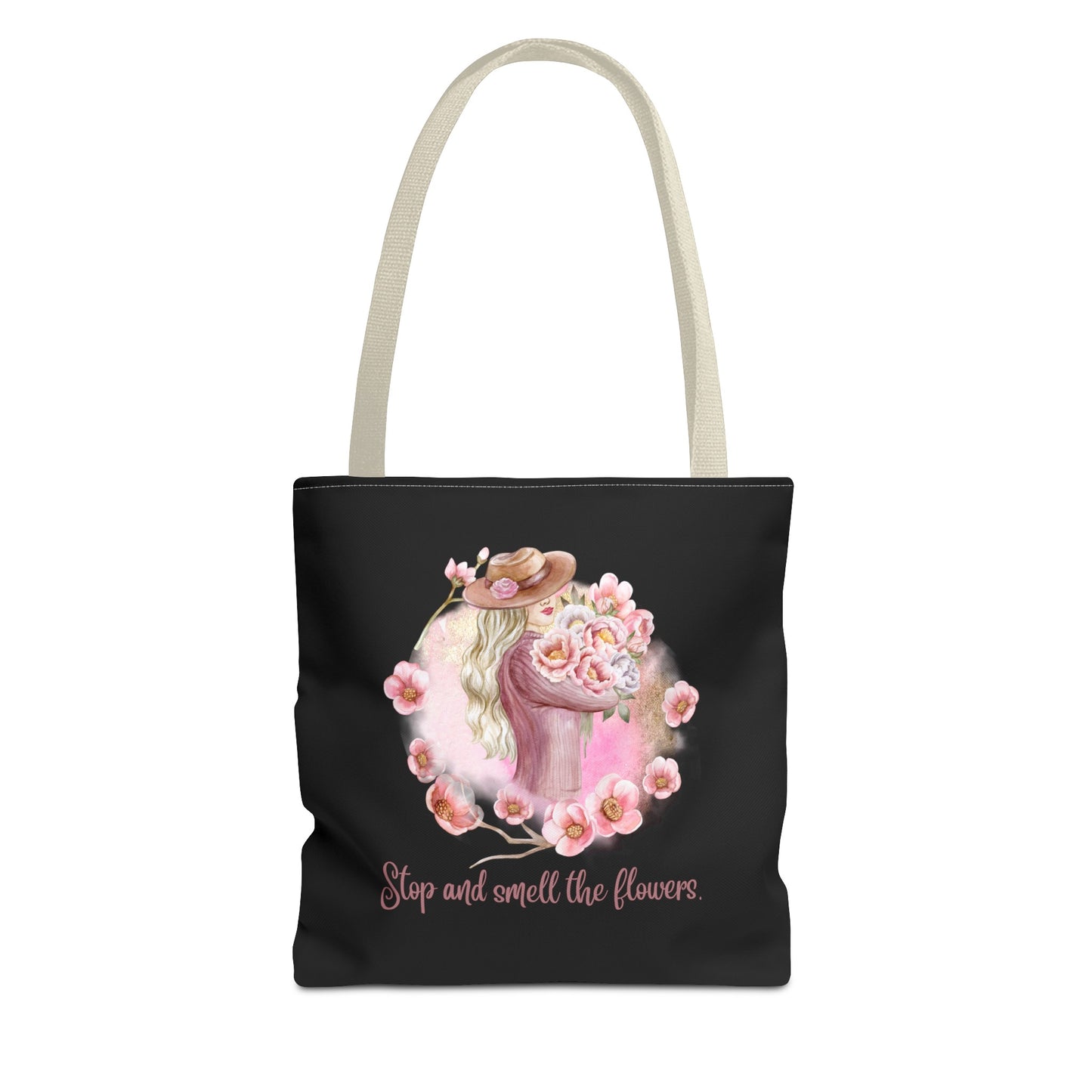 Stop and Smell the Flowers Fashion Tote Bag