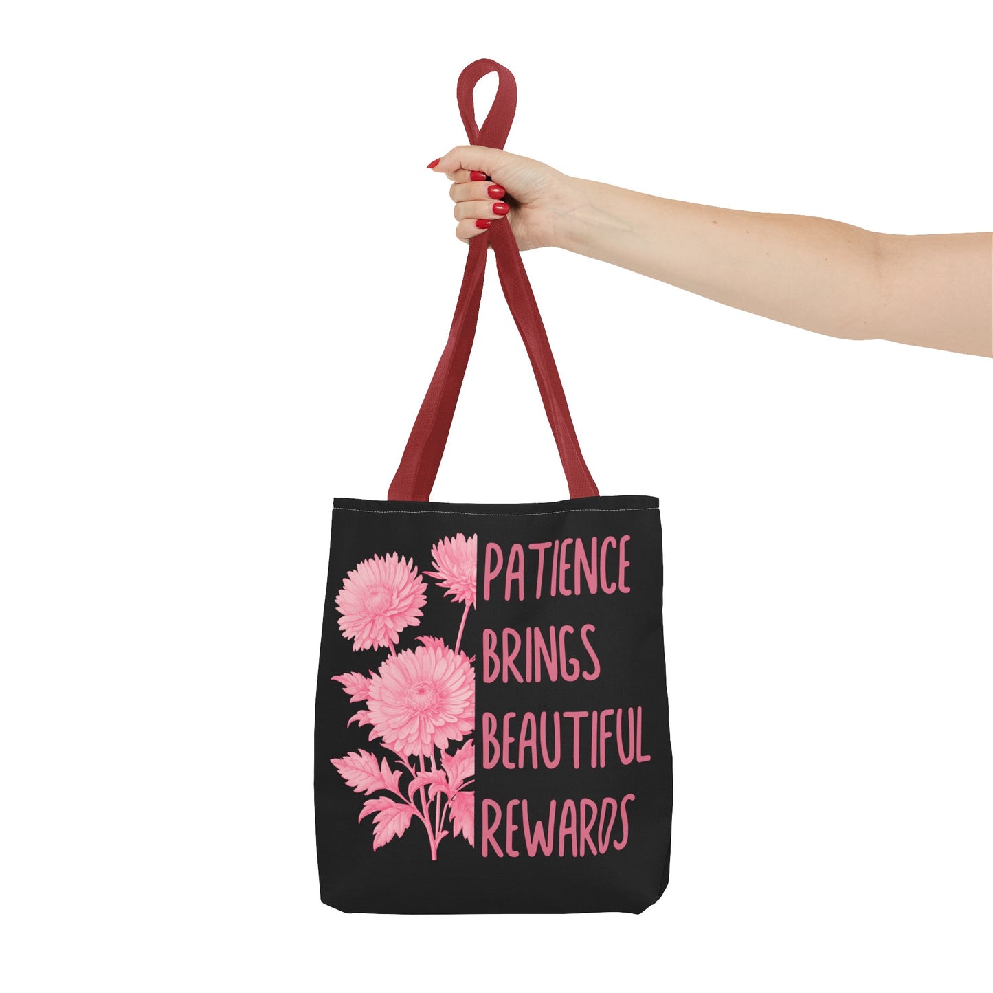 September Inspirational Birth Flower (Aster) Fashion Tote Bag