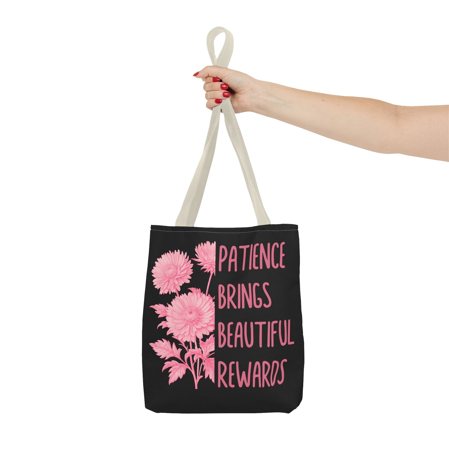 September Inspirational Birth Flower (Aster) Fashion Tote Bag