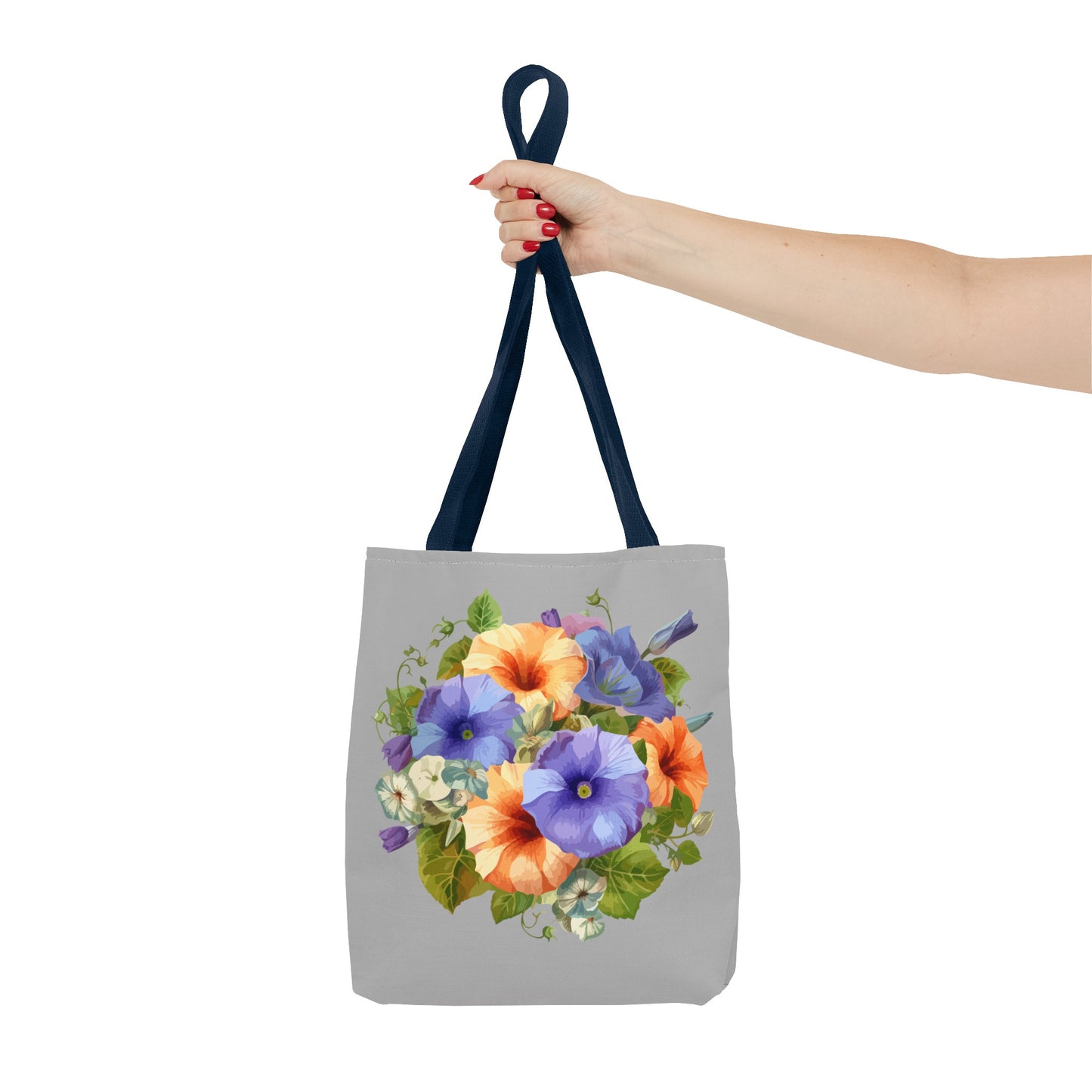 September Birth Flower (Morning Glory) Fashion Tote Bag