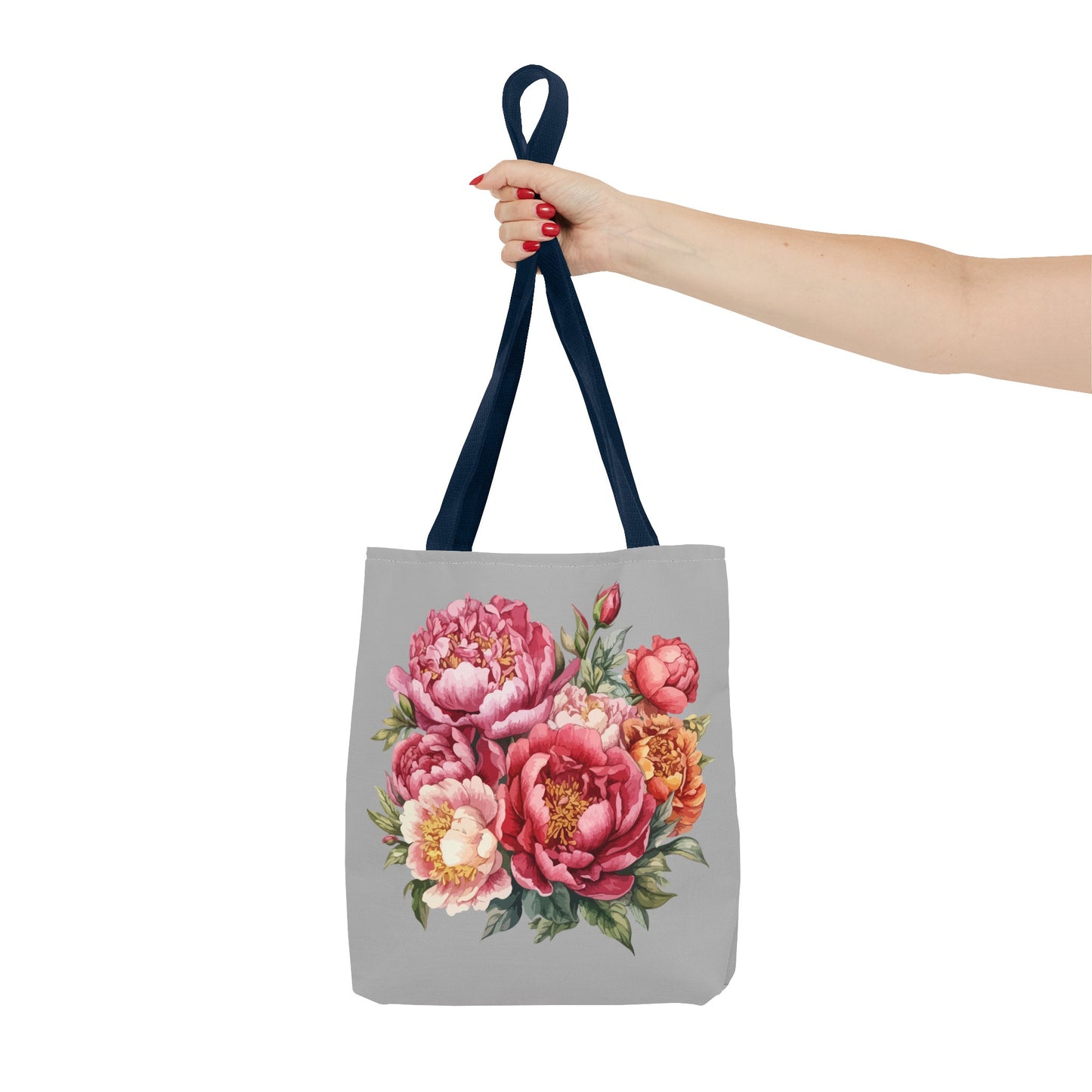 November Birth Flower (Peony) Fashion Tote Bag