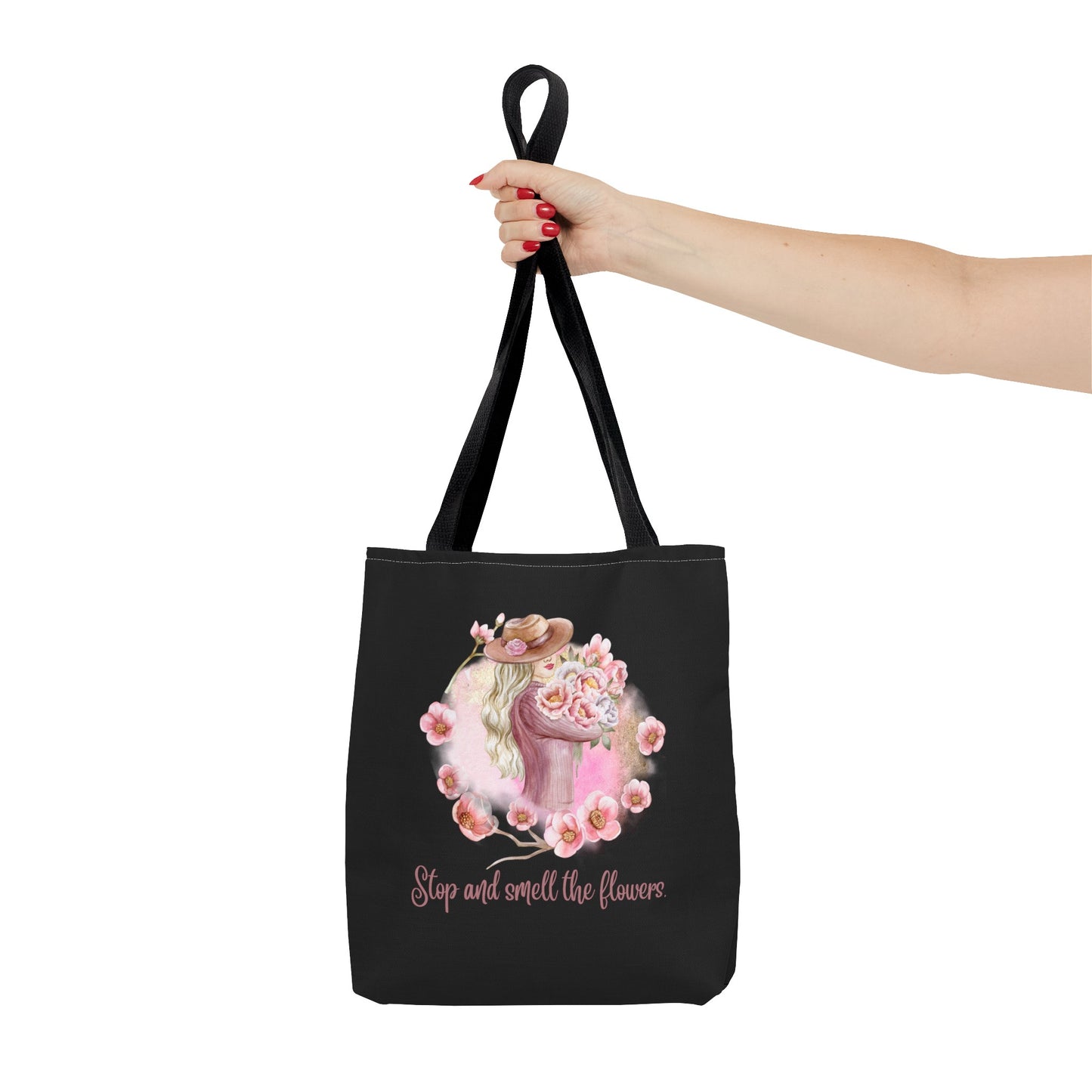 Stop and Smell the Flowers Fashion Tote Bag