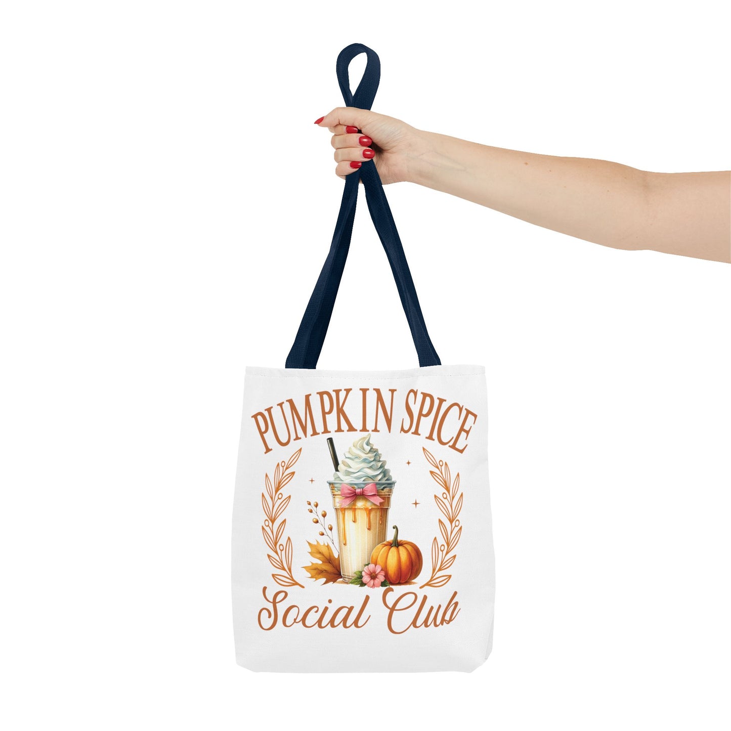 Pumpkin Spice Social Club Fashion Tote Bag