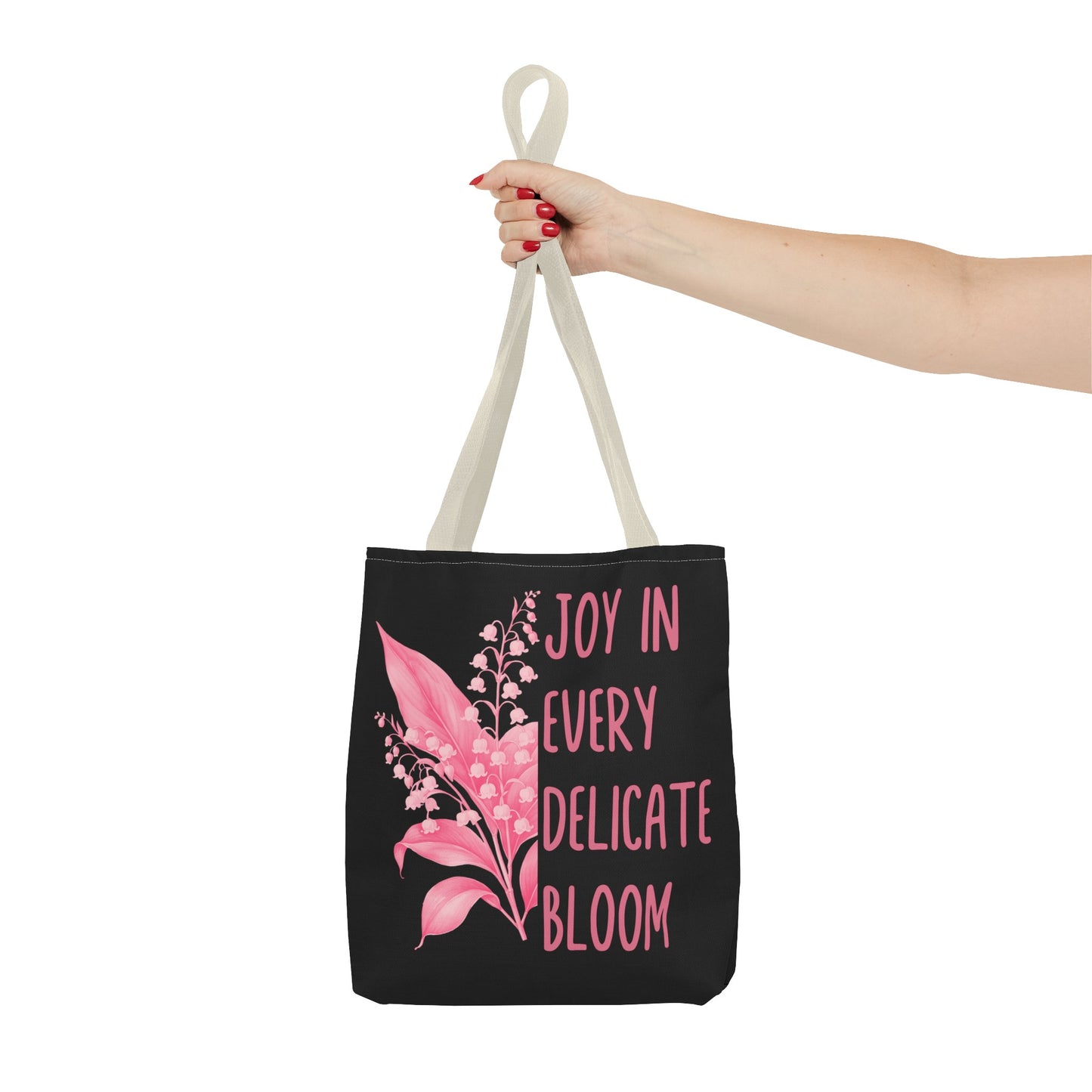 May Inspirational Birth Flower (Lily) Fashion Tote Bag