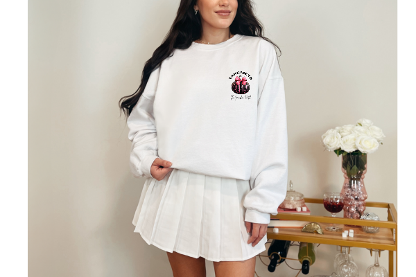 Take Me To The Pumpkin Patch (Black): Unisex Heavy Blend™ Crewneck Sweatshirt