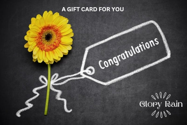 Glory Rain Congratulations Gift Card