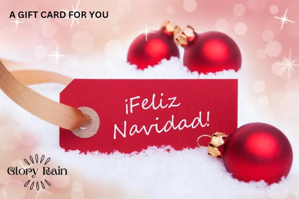 Glory Rain Feliz Navidad Gift Card