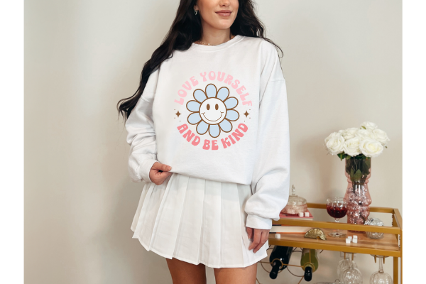 Love Yourself: Unisex Heavy Blend™ Crewneck Sweatshirt