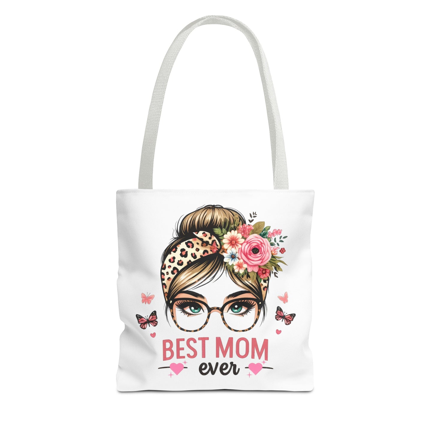Best Mom Hair Bun Fashion Tote Bag