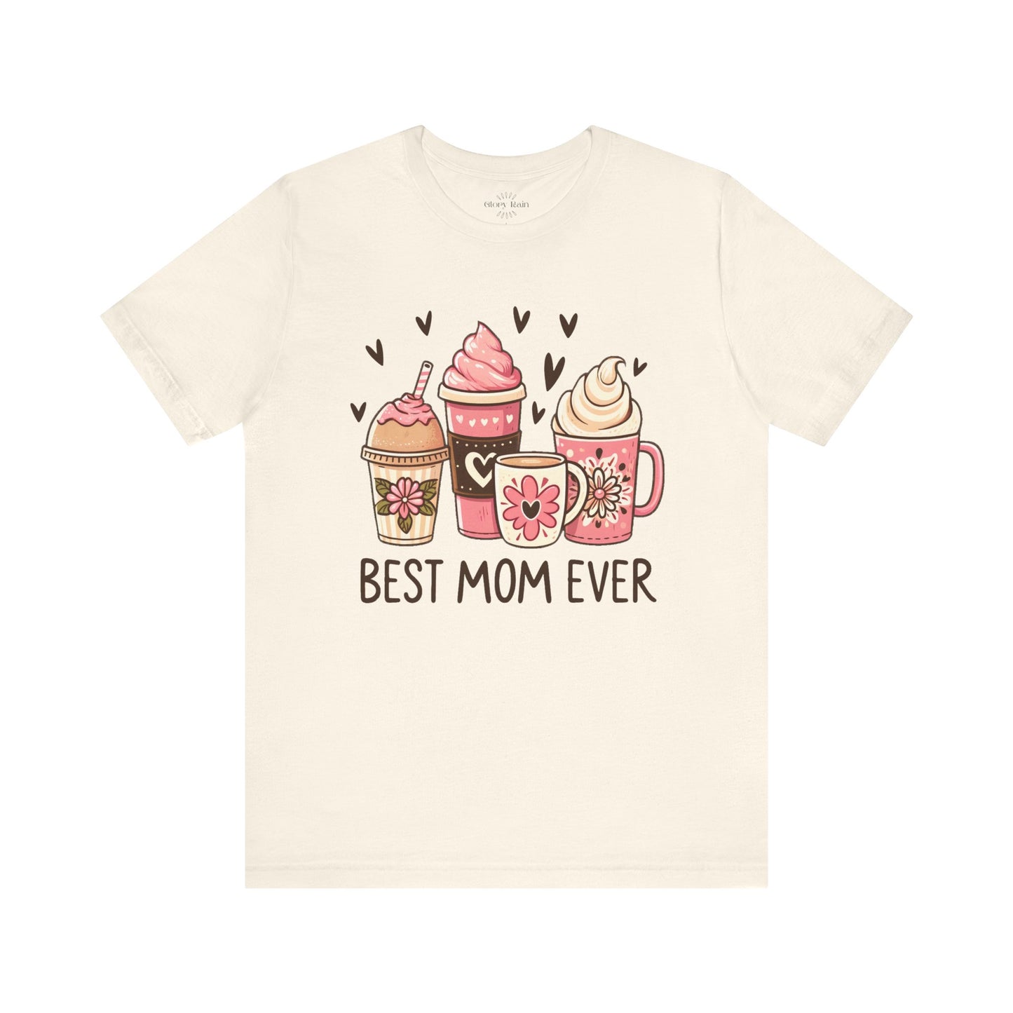 Best Mom With Latte T-Shirt