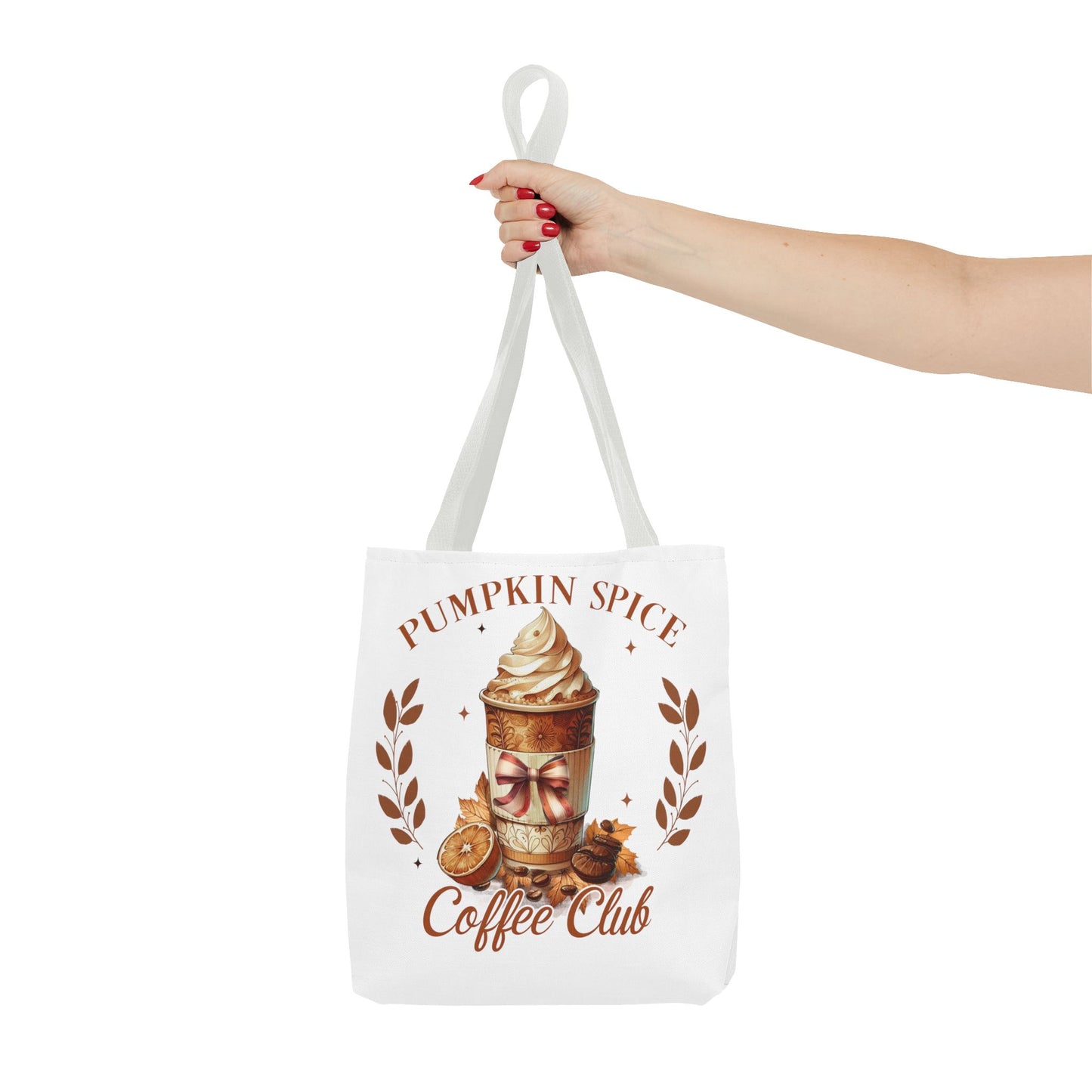 Pumpkin Spice Coffee Club Fashion Tote Bag